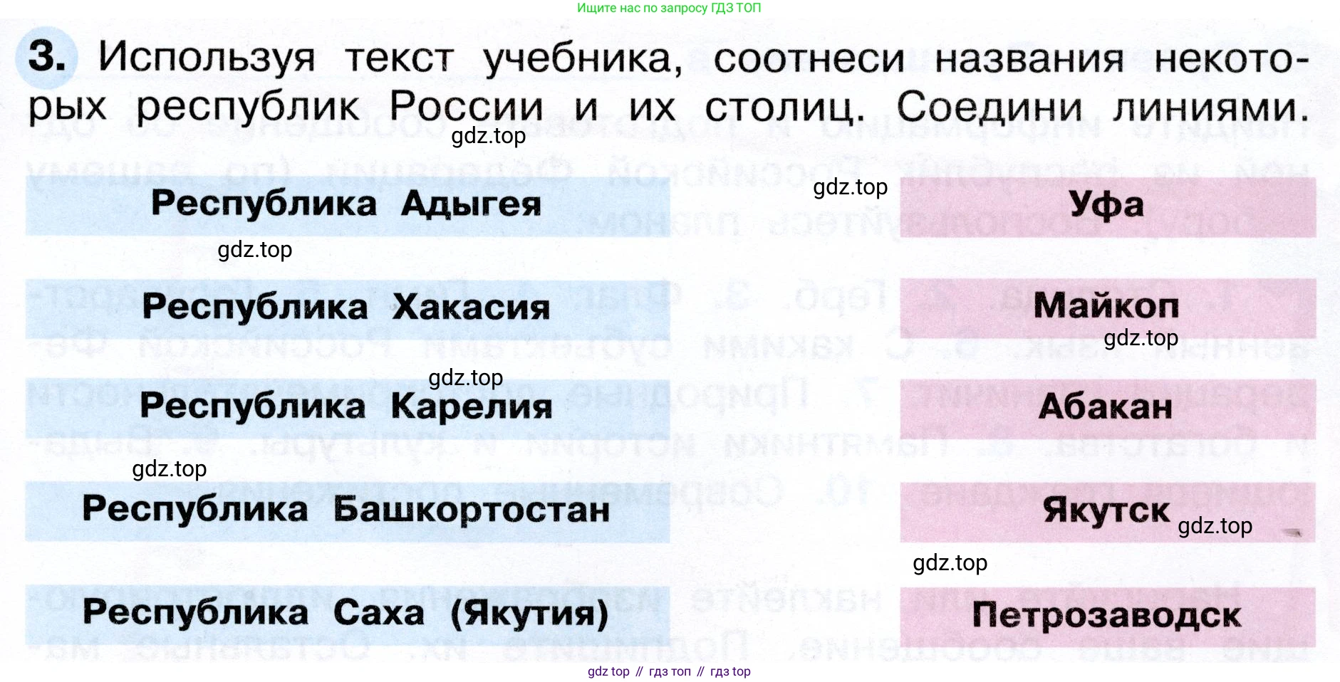 ГДЗ Окружающий мир, 4 класс рабочая тетрадь, авторы: Плешаков Андрей Анатольевич, Новицкая Марина Юрьевна, издательство Просвещение, Москва, 2019, белого цвета, Часть 1, страница 17, номер 3, Условие