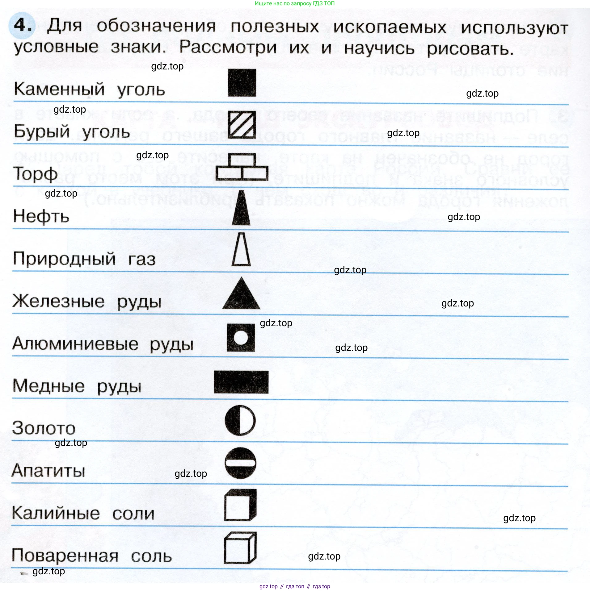 ГДЗ Окружающий мир, 4 класс рабочая тетрадь, авторы: Плешаков Андрей Анатольевич, Новицкая Марина Юрьевна, издательство Просвещение, Москва, 2019, белого цвета, Часть 1, страница 30, номер 4, Условие