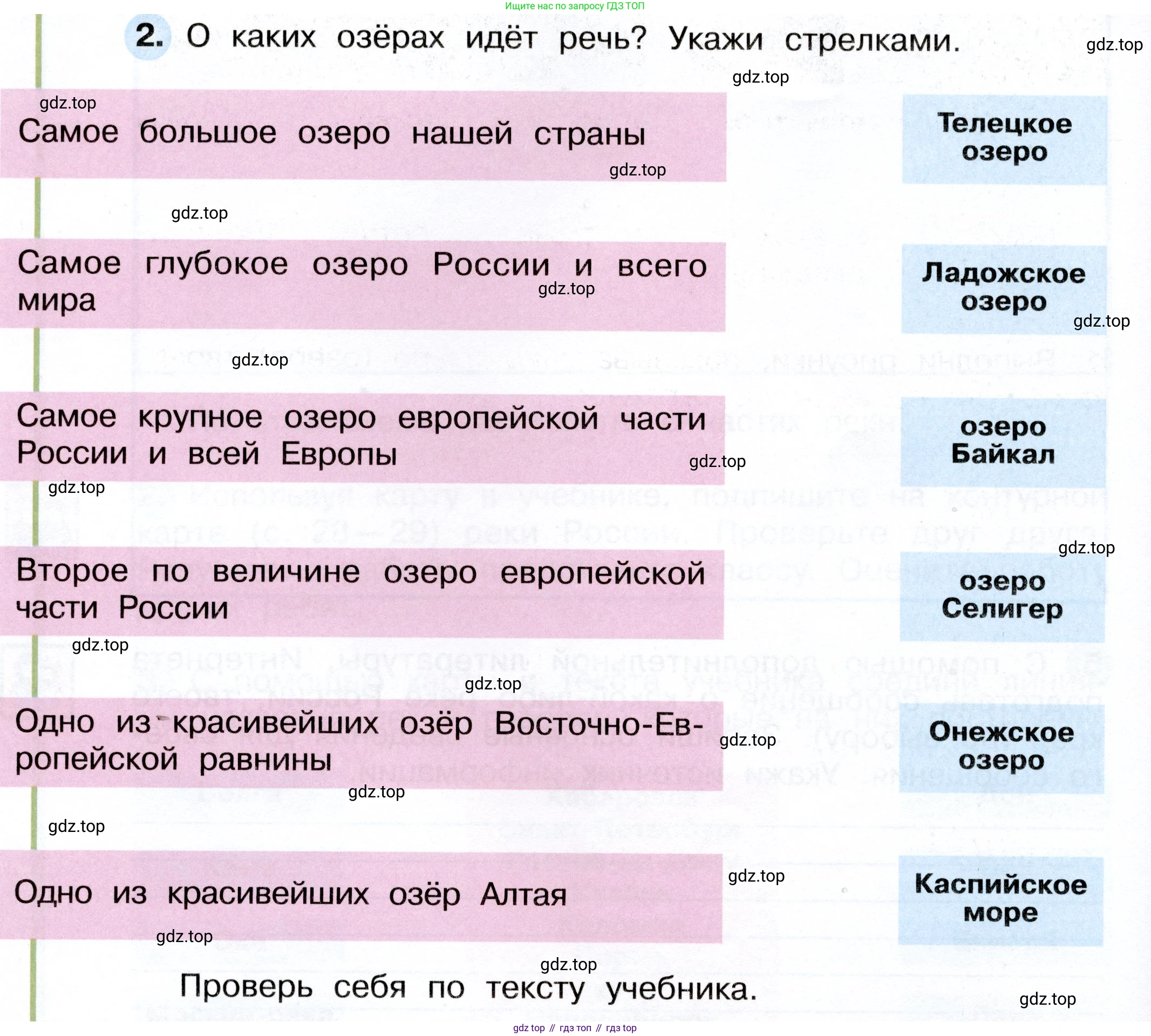 ГДЗ Окружающий мир, 4 класс рабочая тетрадь, авторы: Плешаков Андрей Анатольевич, Новицкая Марина Юрьевна, издательство Просвещение, Москва, 2019, белого цвета, Часть 1, страница 38, номер 2, Условие
