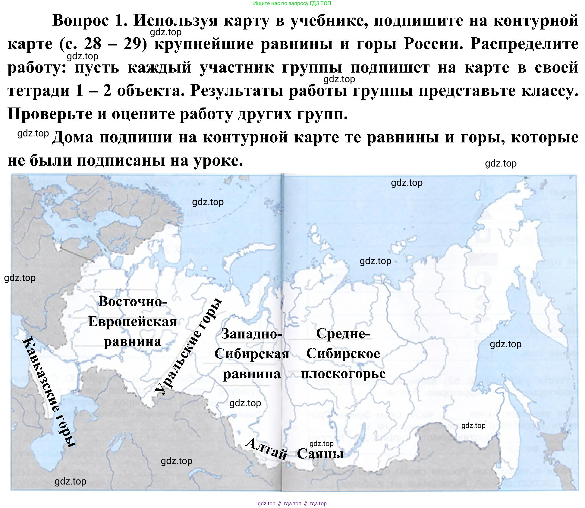 ГДЗ Окружающий мир, 4 класс рабочая тетрадь, авторы: Плешаков Андрей Анатольевич, Новицкая Марина Юрьевна, издательство Просвещение, Москва, 2019, белого цвета, Часть 1, страница 32, номер 1, Решение