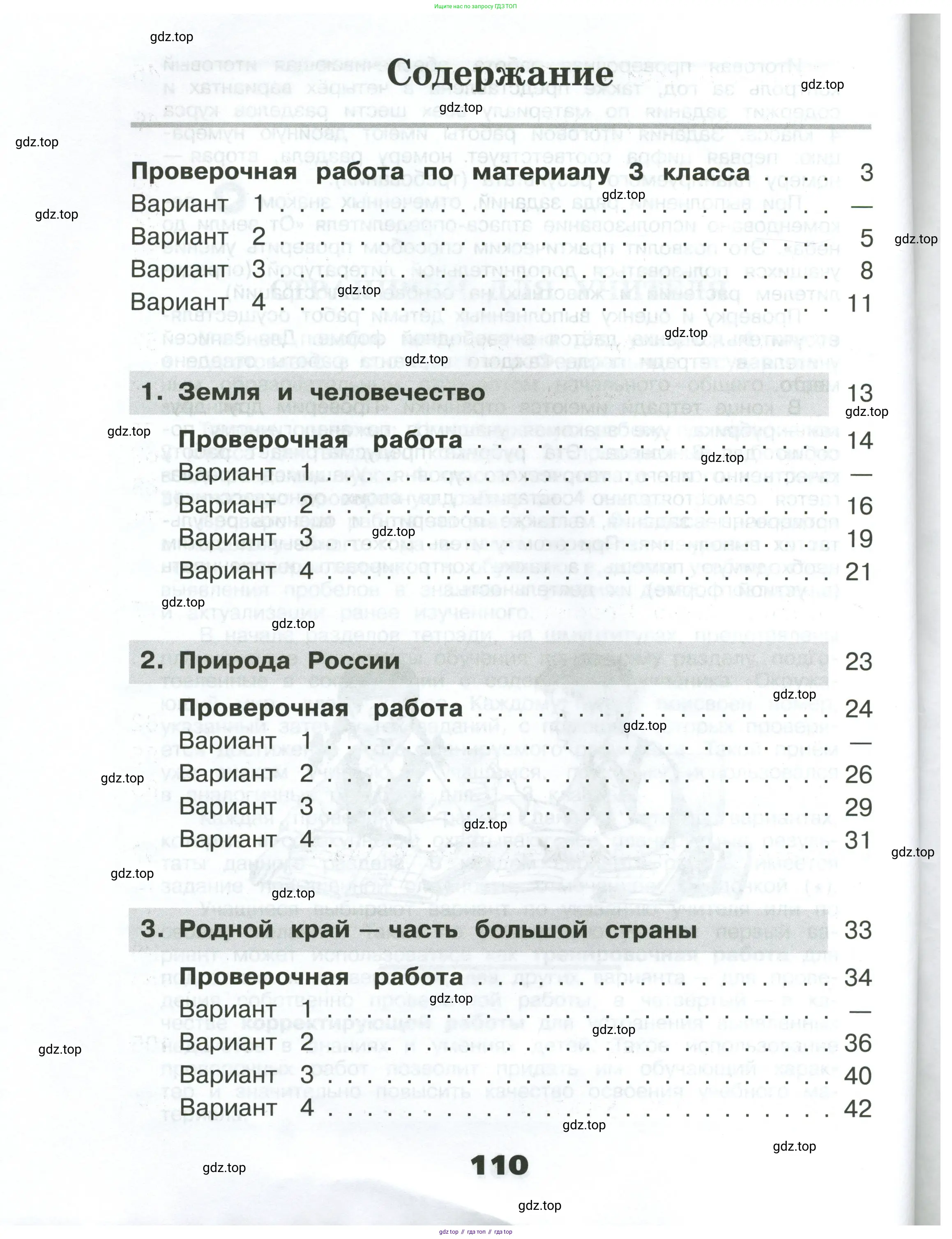 Окружающий мир, 4 класс Проверочные работы, авторы: Плешаков Андрей Анатольевич, Крючкова Елена Алексеевна, Плешаков С А, издательство Просвещение, Москва, 2023, белого цвета, страница 110