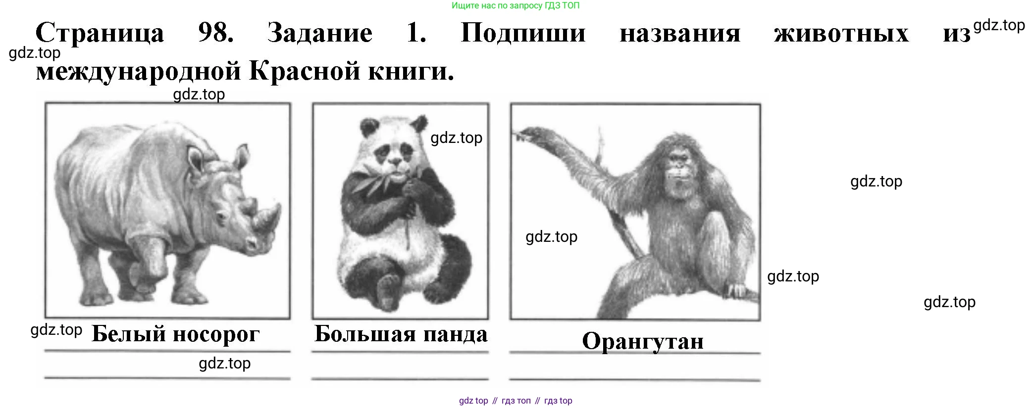 ГДЗ Окружающий мир, 4 класс Проверочные работы, авторы: Плешаков Андрей Анатольевич, Крючкова Елена Алексеевна, Плешаков С А, издательство Просвещение, Москва, 2023, белого цвета, страница 98, номер 1, Решение