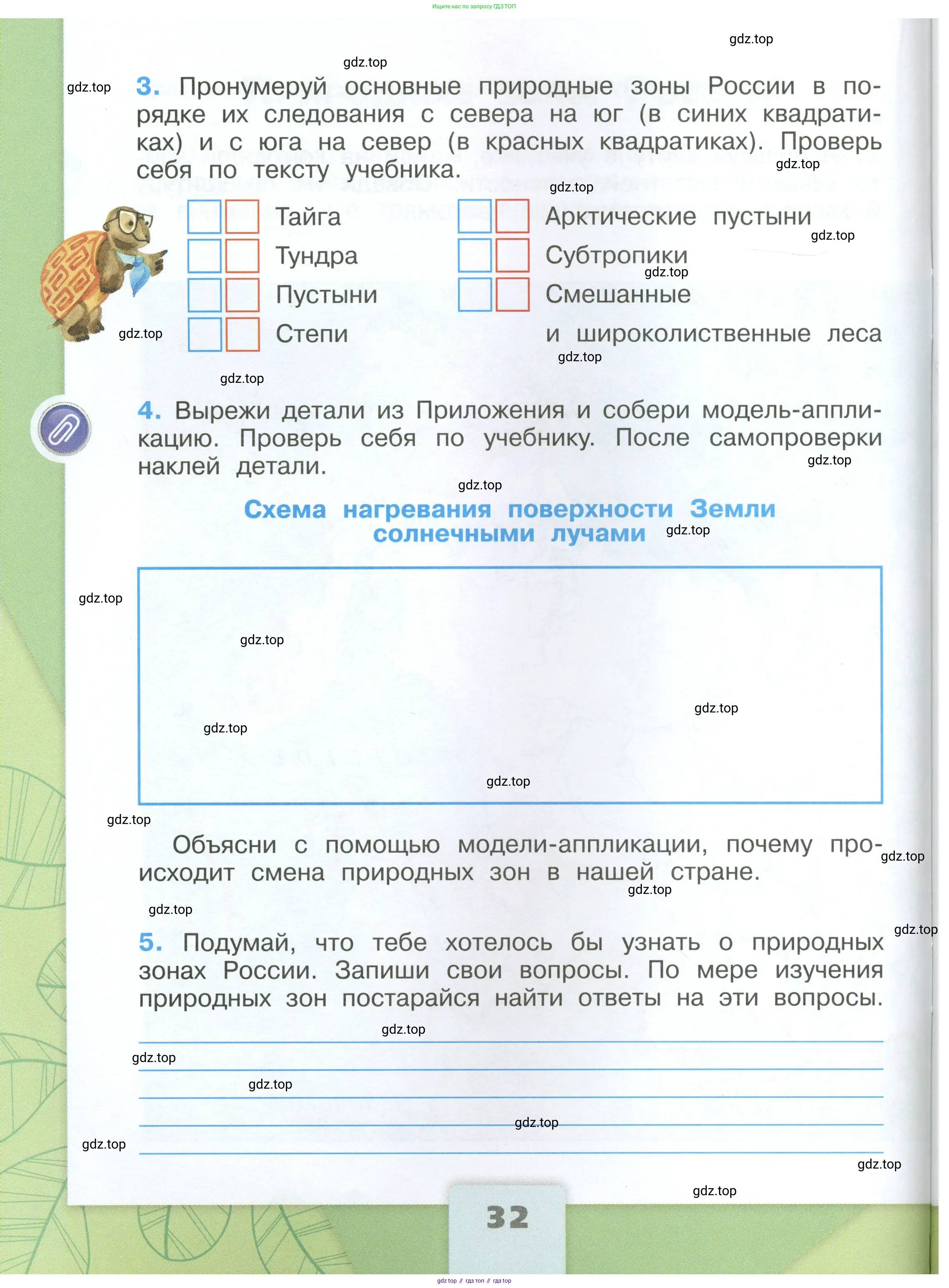 Окружающий мир, 4 класс рабочая тетрадь, авторы: Плешаков Андрей Анатольевич, Крючкова Елена Алексеевна, издательство Просвещение, Москва, 2023, белого цвета, Часть 1, страница 32