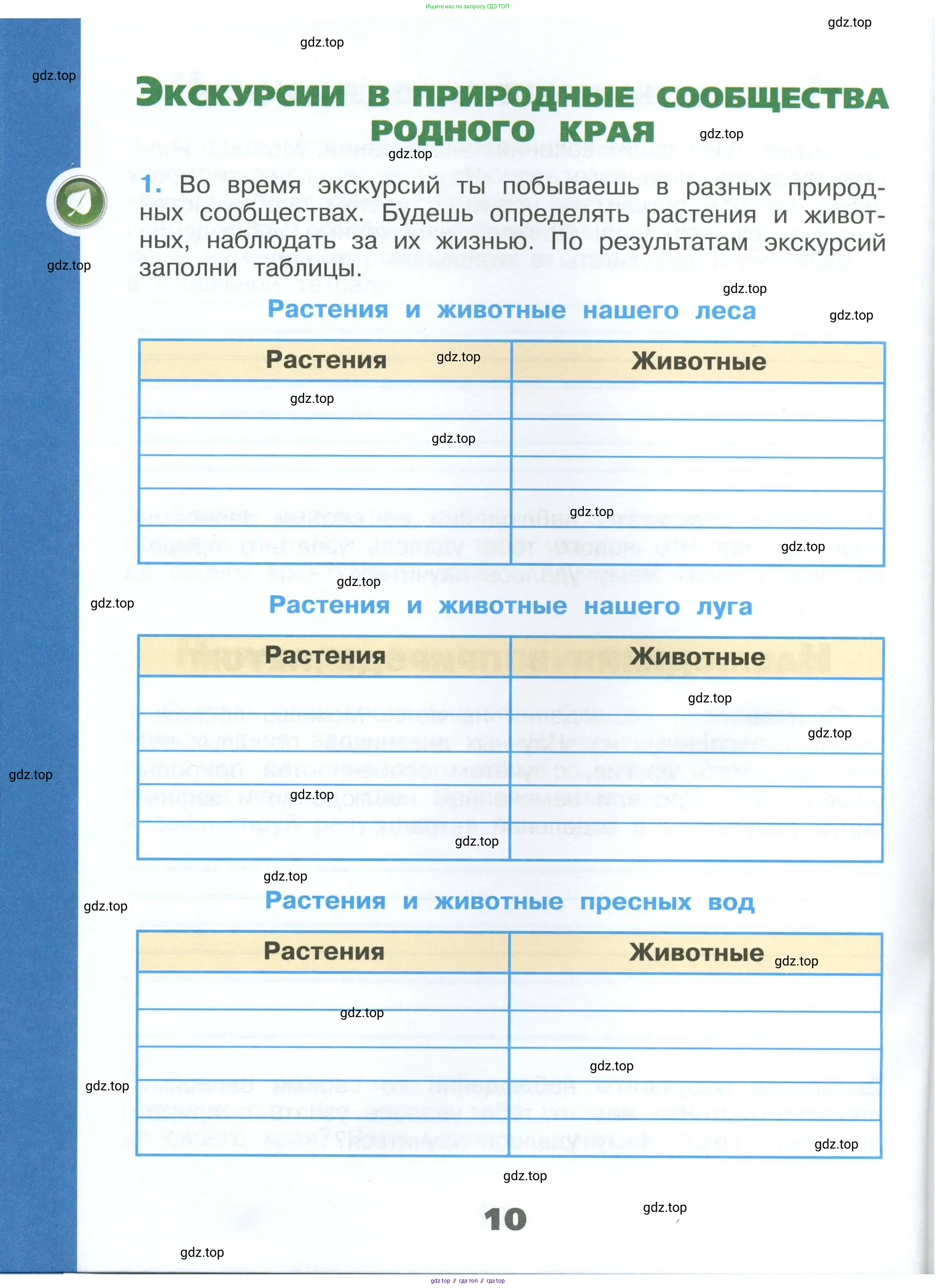 Окружающий мир, 4 класс рабочая тетрадь, авторы: Плешаков Андрей Анатольевич, Крючкова Елена Алексеевна, издательство Просвещение, Москва, 2023, белого цвета, Часть 1, страница 10