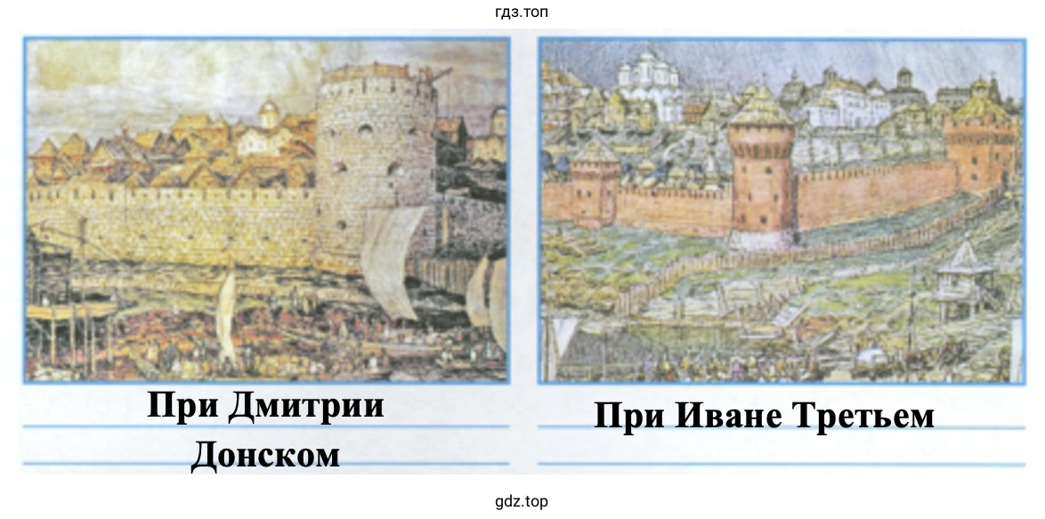 При Дмитрии Донском При Иване Третьем