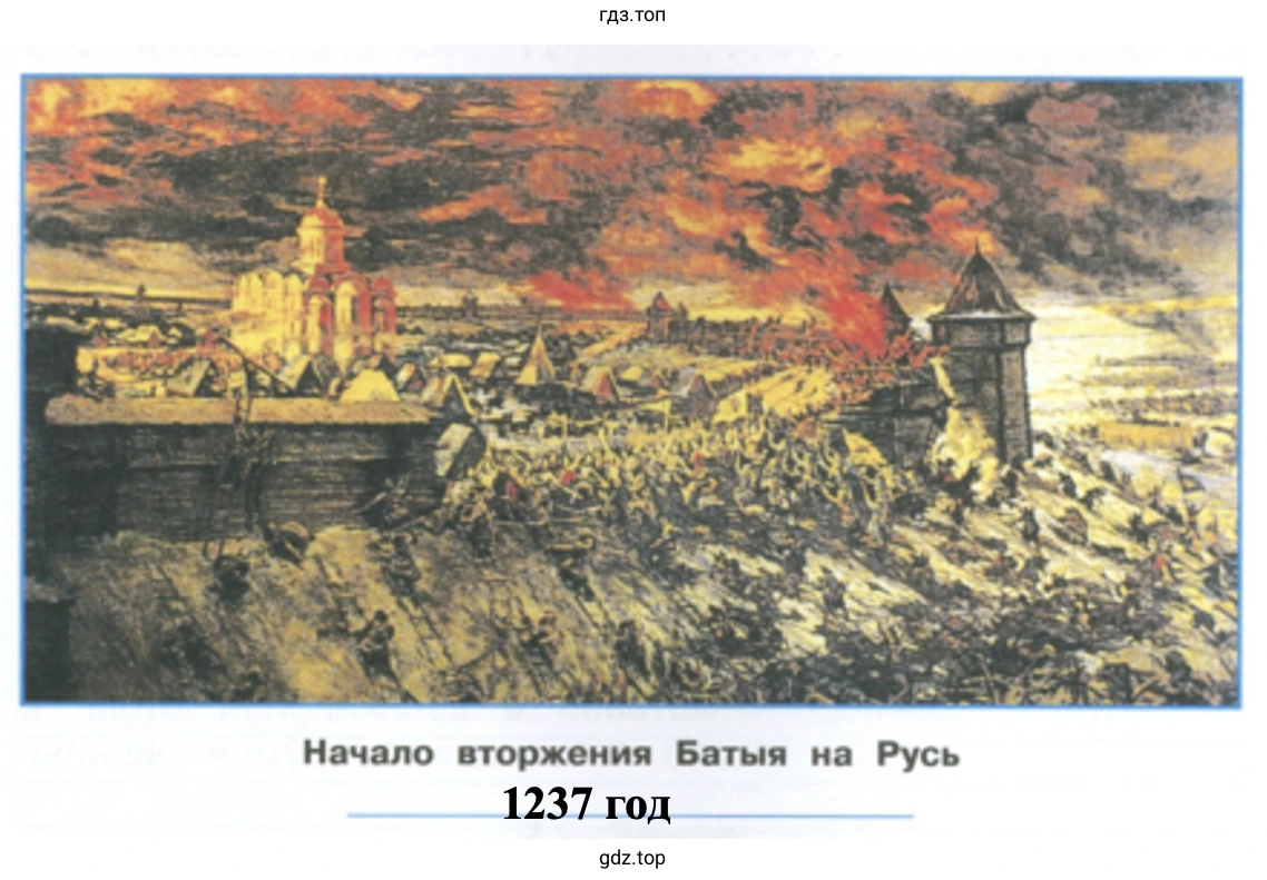 Начало вторжения Батыя на Русь 1237 год