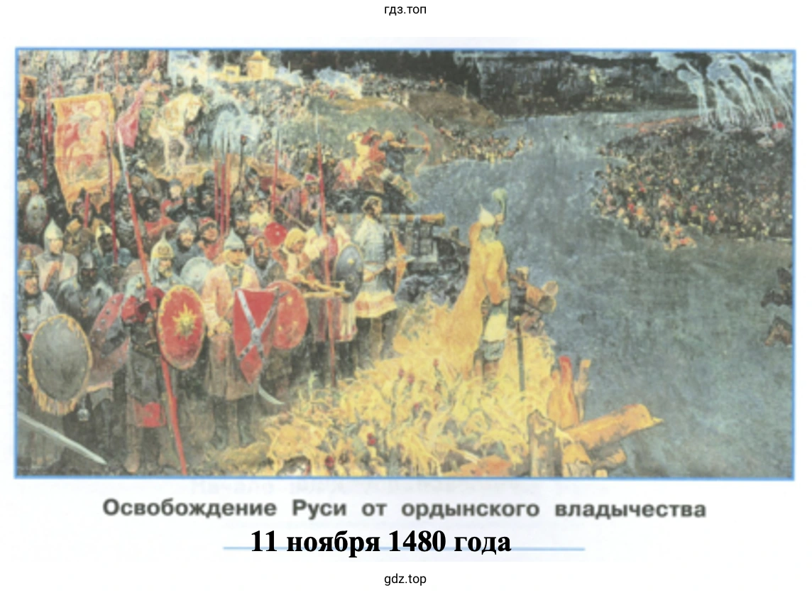 Освобождение Руси от ордынского владычества 11 ноября 1480 года