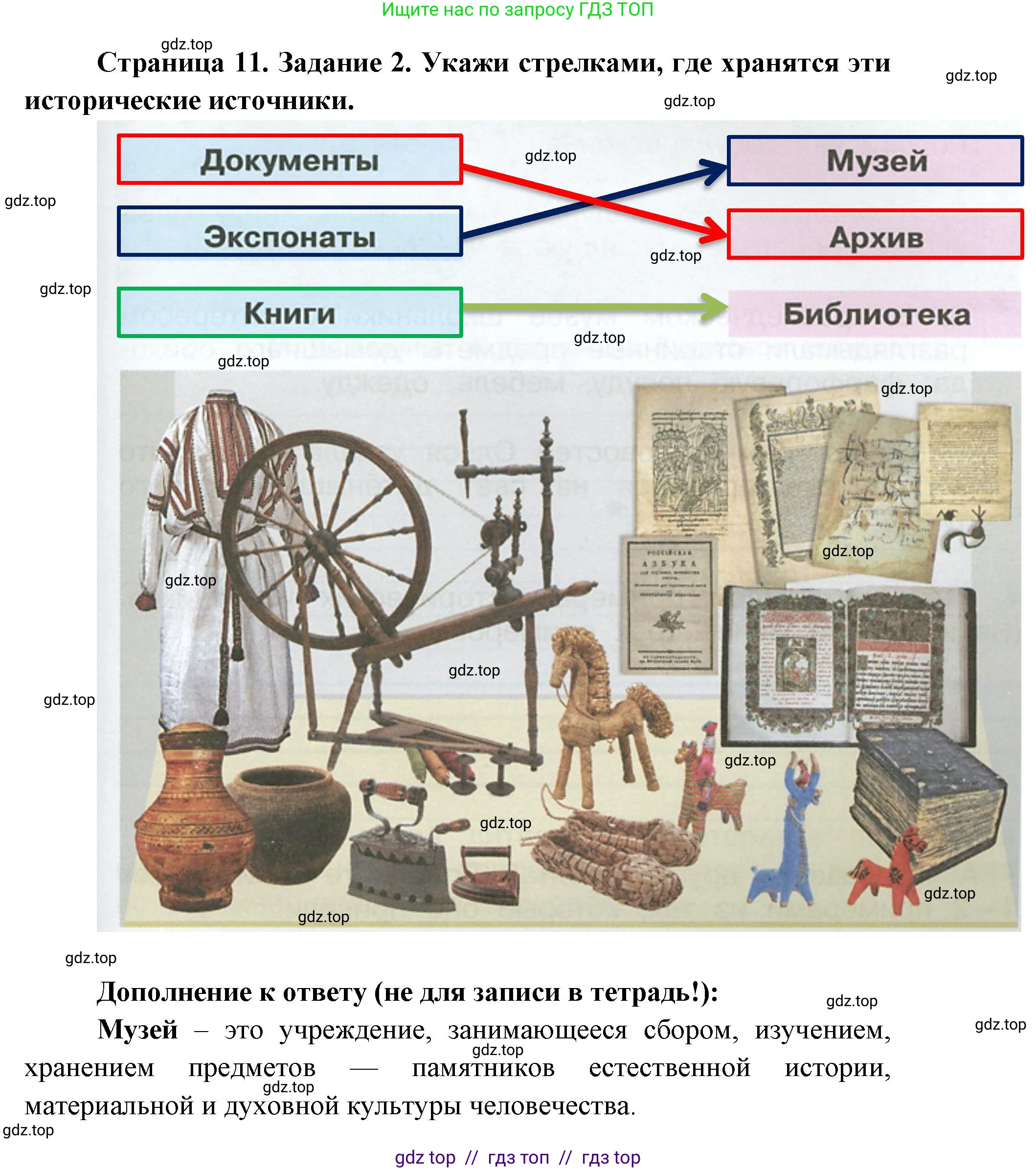 Окружающий мир, 4 класс рабочая тетрадь, авторы: Плешаков Андрей Анатольевич, Крючкова Елена Алексеевна, издательство Просвещение, Москва, 2023, белого цвета, Часть 1, страница 11, номер 2, Решение 2