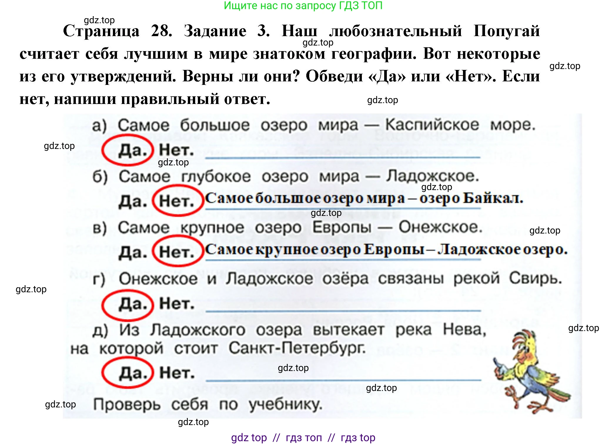 Окружающий мир, 4 класс рабочая тетрадь, авторы: Плешаков Андрей Анатольевич, Крючкова Елена Алексеевна, издательство Просвещение, Москва, 2023, белого цвета, Часть 1, страница 28, номер 3, Решение 2