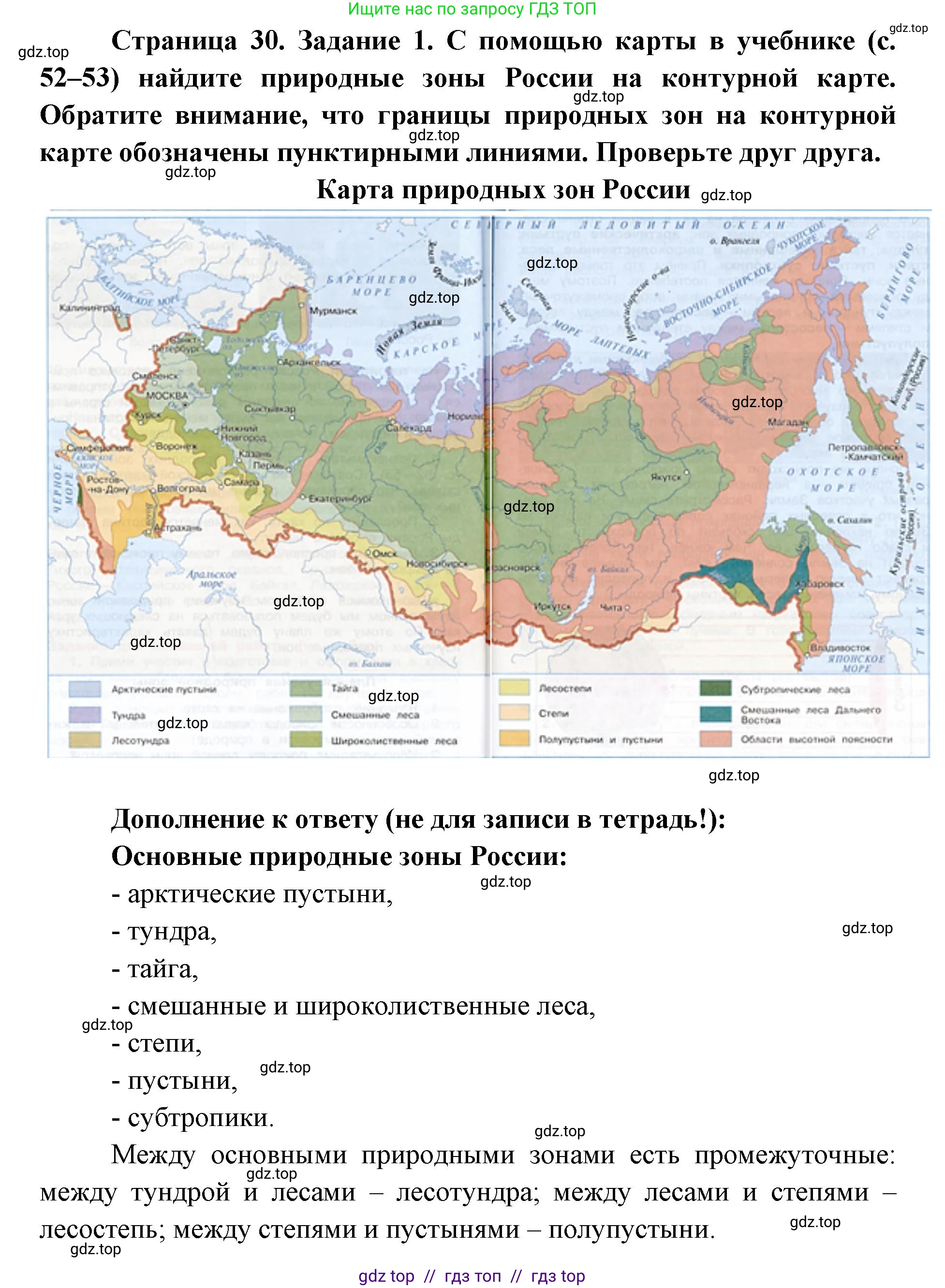 Окружающий мир, 4 класс рабочая тетрадь, авторы: Плешаков Андрей Анатольевич, Крючкова Елена Алексеевна, издательство Просвещение, Москва, 2023, белого цвета, Часть 1, страница 30, номер 1, Решение 2