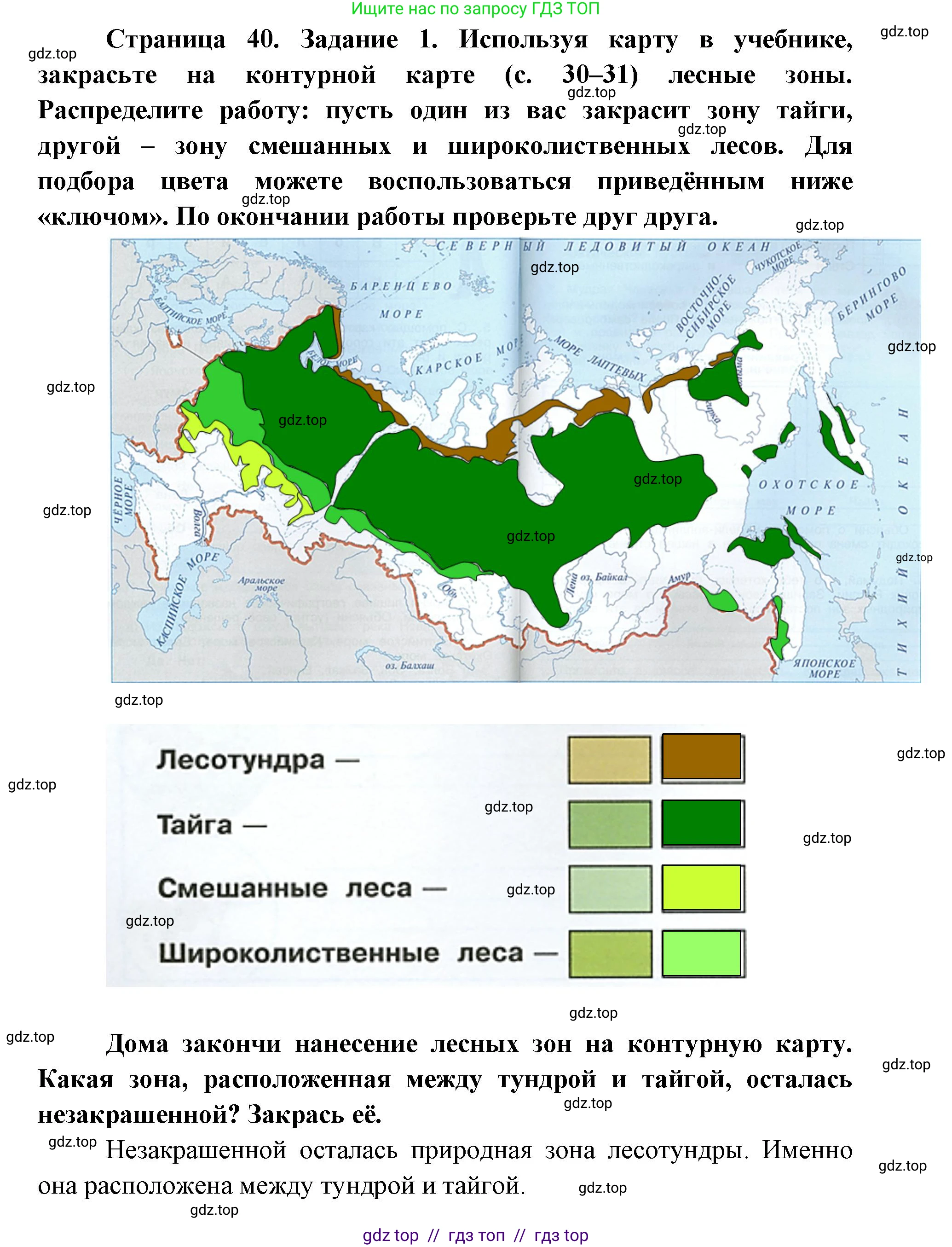 Окружающий мир, 4 класс рабочая тетрадь, авторы: Плешаков Андрей Анатольевич, Крючкова Елена Алексеевна, издательство Просвещение, Москва, 2023, белого цвета, Часть 1, страница 40, номер 1, Решение 2