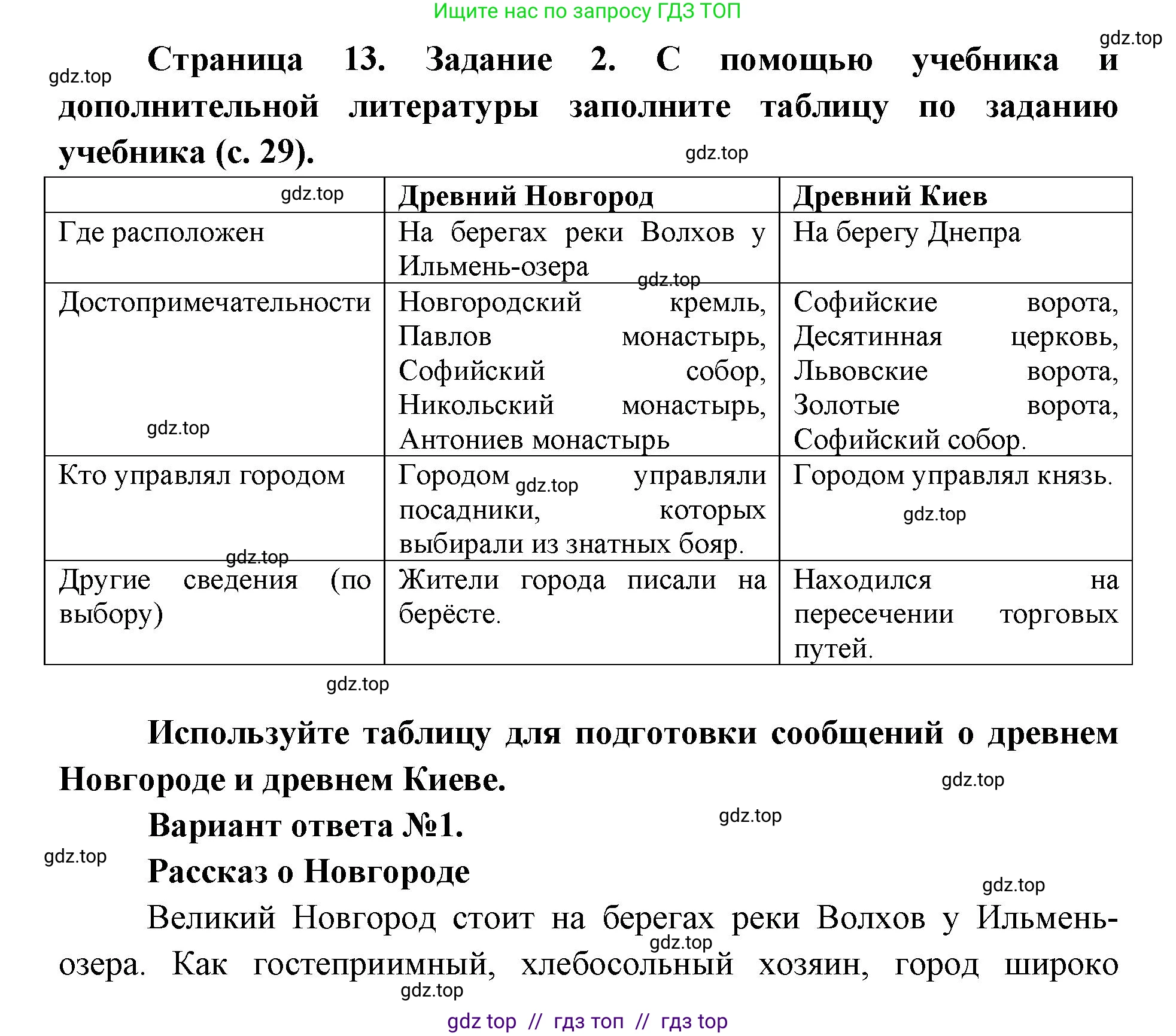 Окружающий мир, 4 класс рабочая тетрадь, авторы: Плешаков Андрей Анатольевич, Крючкова Елена Алексеевна, издательство Просвещение, Москва, 2023, белого цвета, Часть 2, страница 13, номер 2, Решение 2