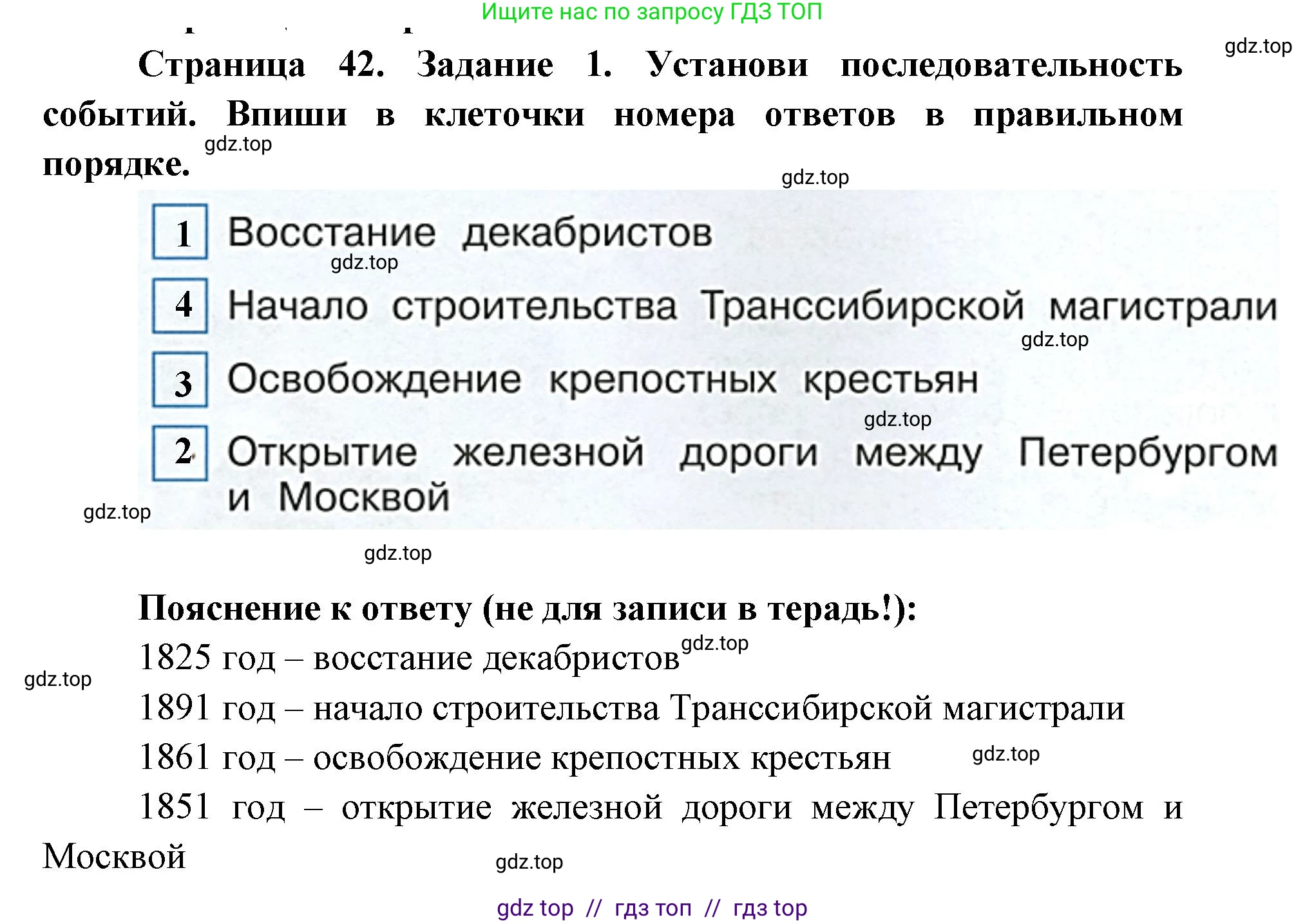 Окружающий мир, 4 класс рабочая тетрадь, авторы: Плешаков Андрей Анатольевич, Крючкова Елена Алексеевна, издательство Просвещение, Москва, 2023, белого цвета, Часть 2, страница 42, номер 1, Решение 2