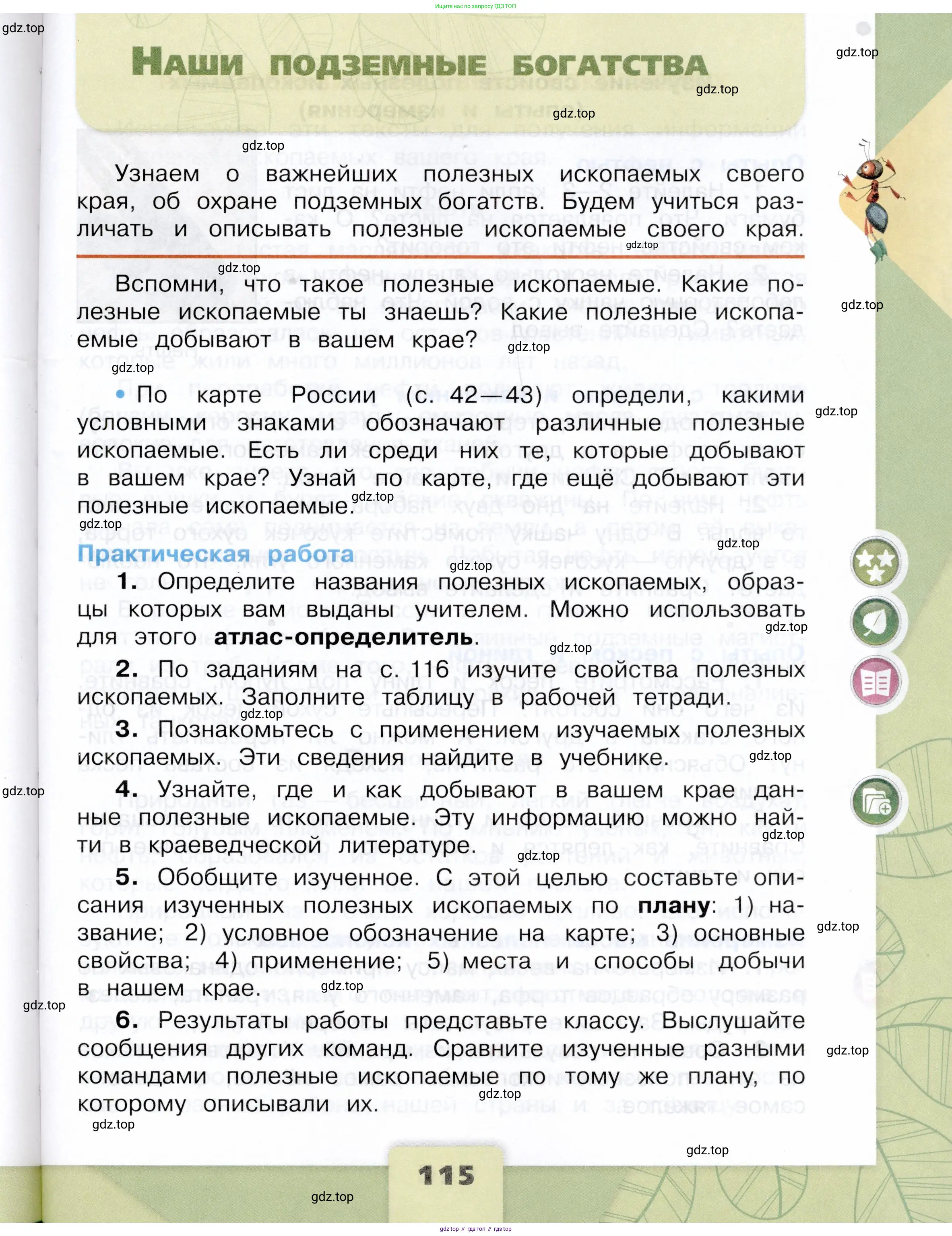 Окружающий мир, 4 класс Учебник, авторы: Плешаков Андрей Анатольевич, Крючкова Елена Алексеевна, издательство Просвещение, Москва, 2023, белого цвета, Часть 1, страница 115