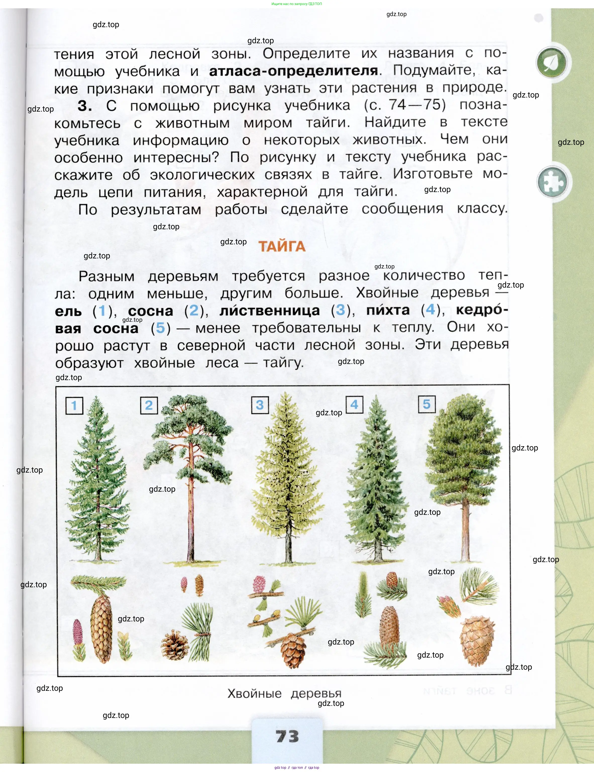 Окружающий мир, 4 класс Учебник, авторы: Плешаков Андрей Анатольевич, Крючкова Елена Алексеевна, издательство Просвещение, Москва, 2023, белого цвета, страница 73