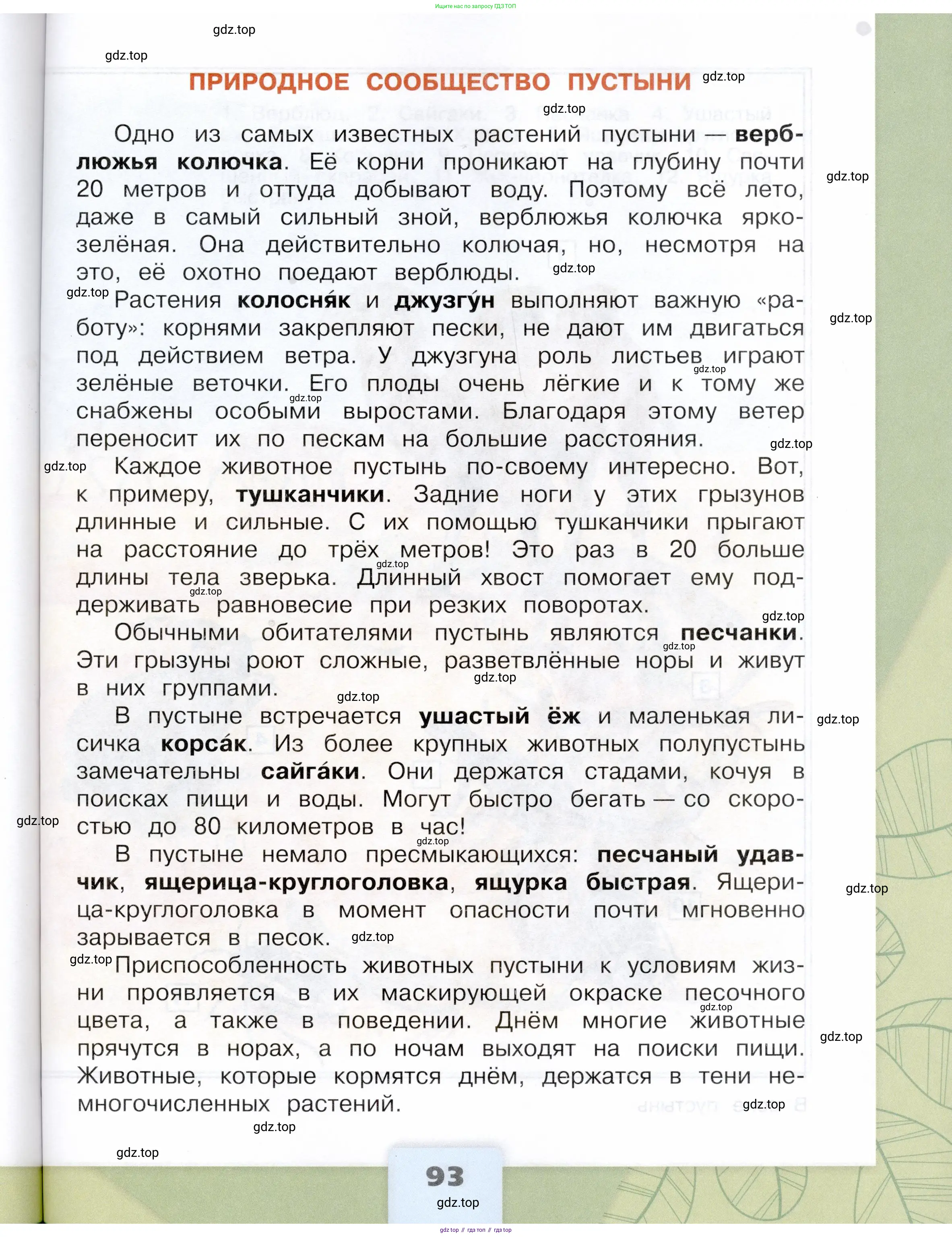 Окружающий мир, 4 класс Учебник, авторы: Плешаков Андрей Анатольевич, Крючкова Елена Алексеевна, издательство Просвещение, Москва, 2023, белого цвета, страница 93