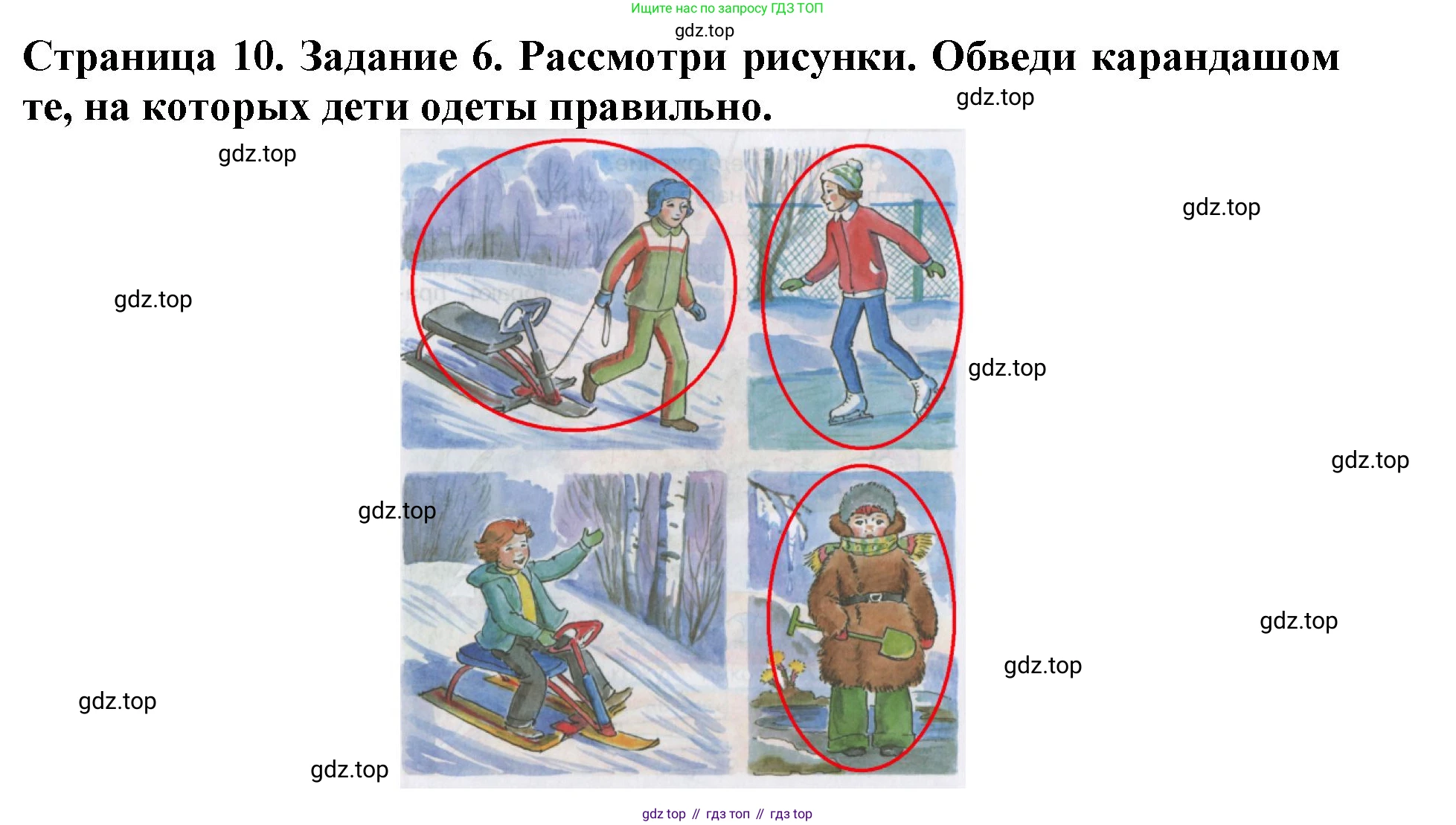 Окружающий мир, 4 класс рабочая тетрадь, авторы: Саплина Елена Витальевна, Саплин А И, Сивоглазов Владислав Иванович, издательство Дрофа, Москва, 2018, жёлтого цвета, Часть 1, страница 10, номер 6, Решение