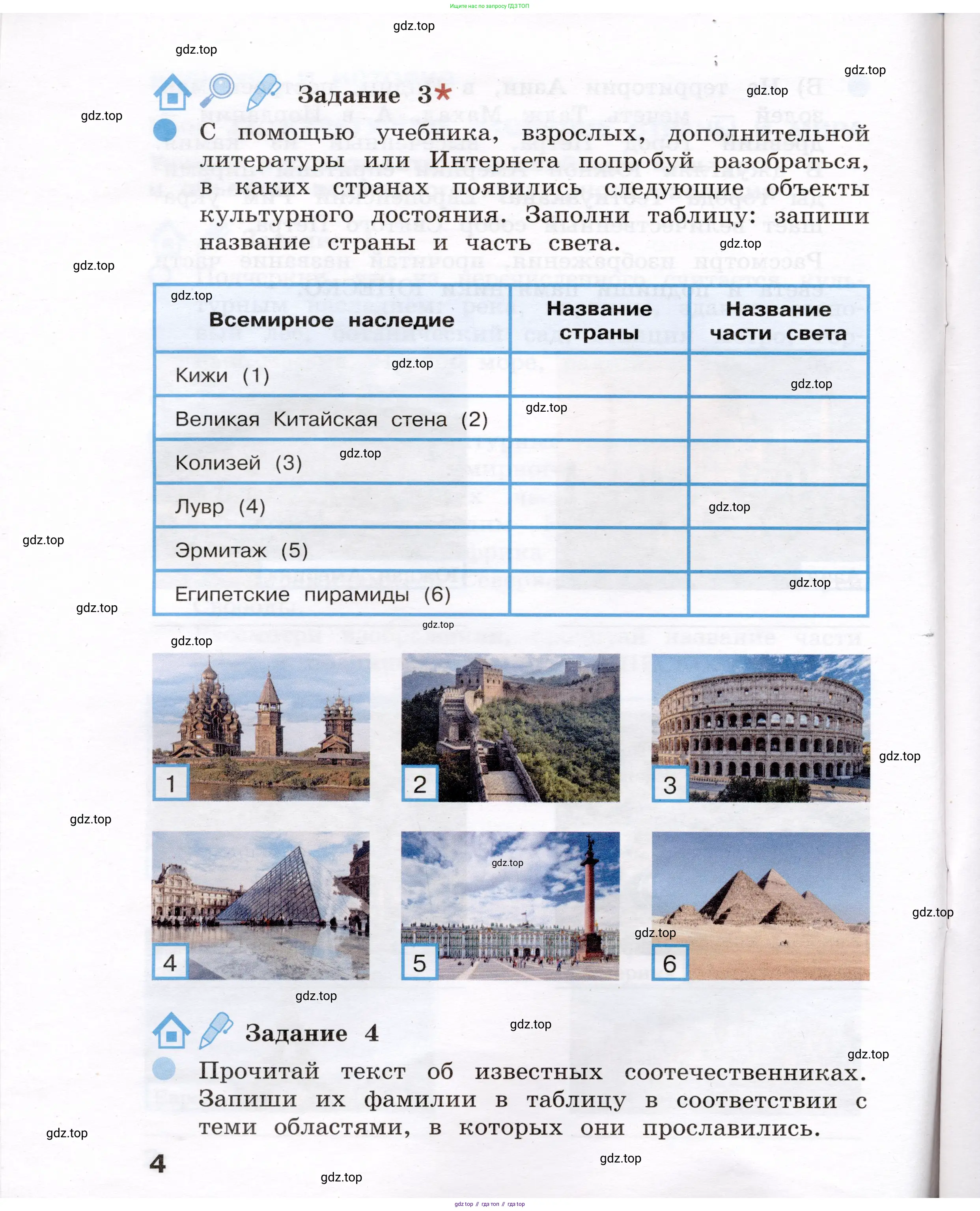 Окружающий мир, 4 класс рабочая тетрадь, авторы: Вахрушев Александр Александрович, Зорин Н В, Ловягин С Н, Кремлева И И, Бурский О В, издательство Просвещение, Москва, 2022, зелёного цвета, Часть 1, страница 4