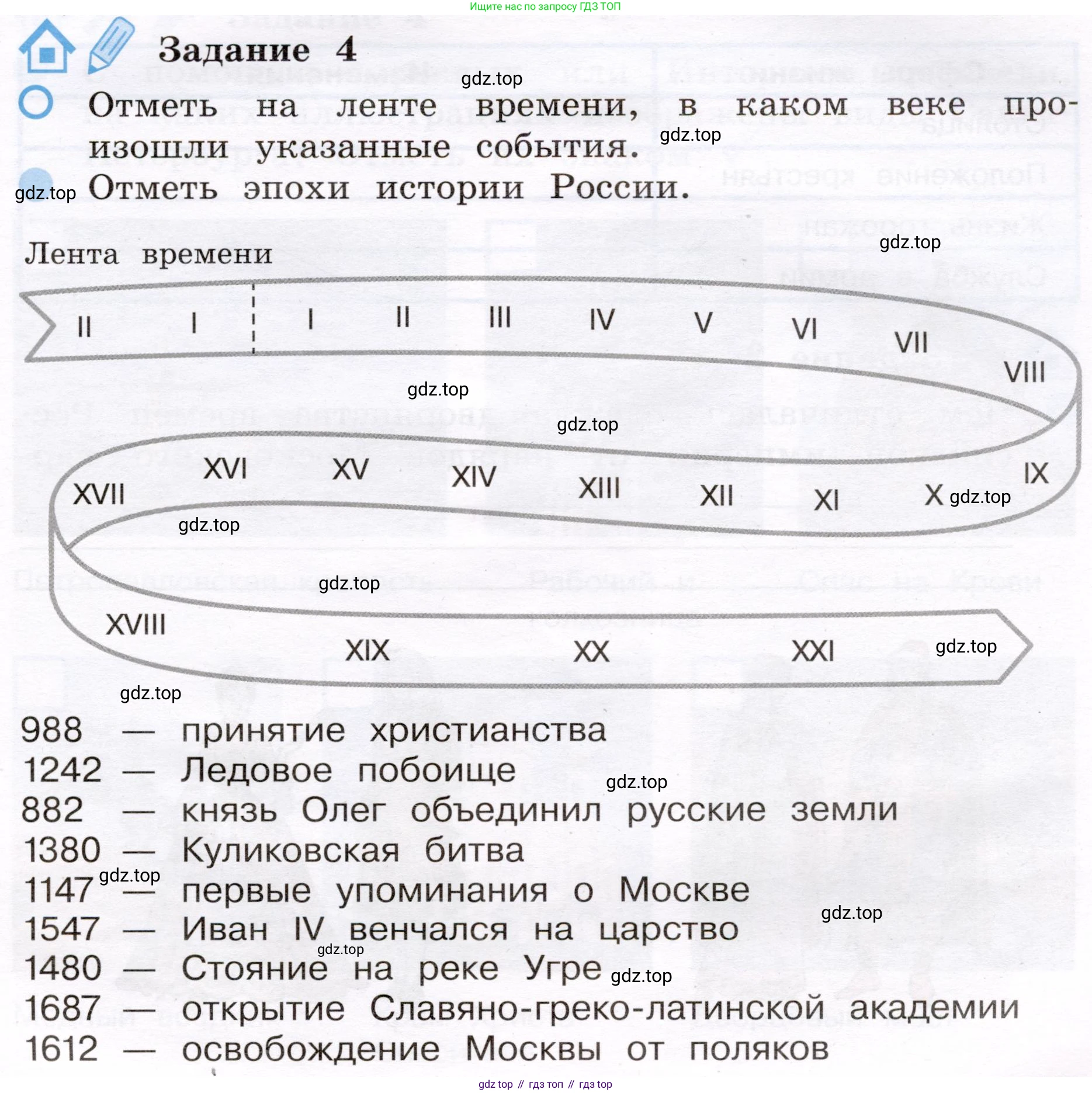 Окружающий мир, 4 класс рабочая тетрадь, авторы: Вахрушев Александр Александрович, Зорин Н В, Ловягин С Н, Кремлева И И, Бурский О В, издательство Просвещение, Москва, 2022, зелёного цвета, Часть 2, страница 25, номер 4, Условие