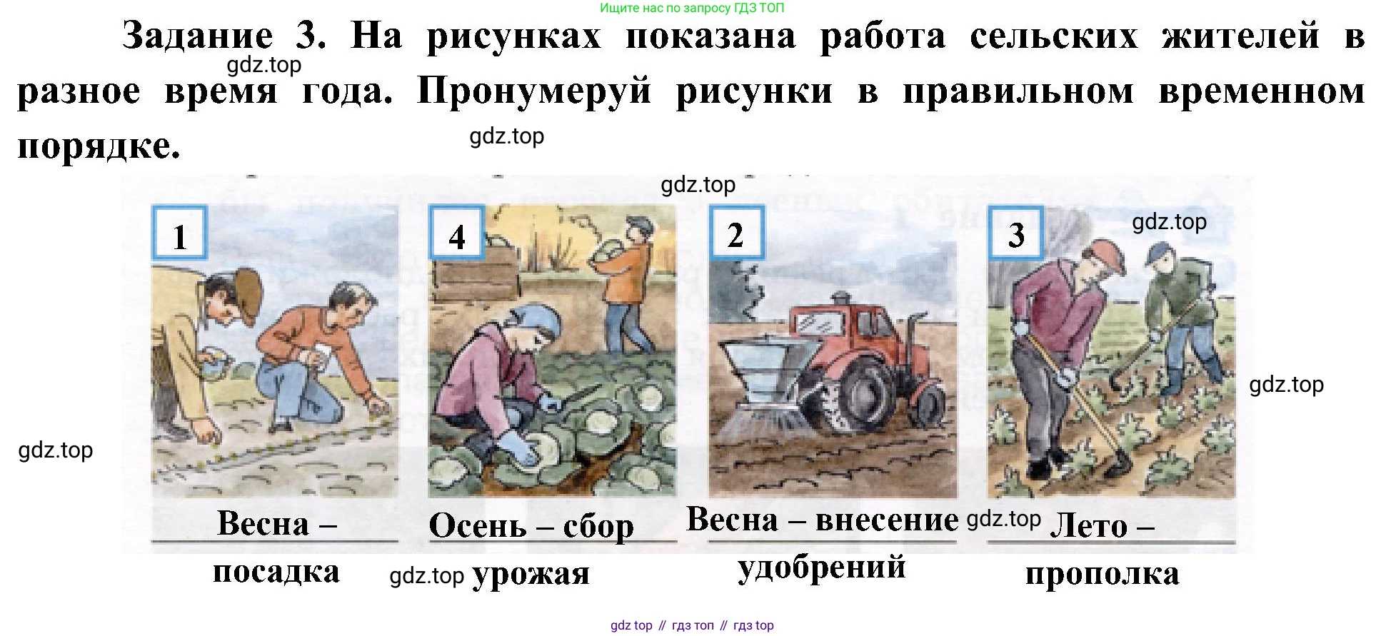 Окружающий мир, 4 класс рабочая тетрадь, авторы: Вахрушев Александр Александрович, Зорин Н В, Ловягин С Н, Кремлева И И, Бурский О В, издательство Просвещение, Москва, 2022, зелёного цвета, Часть 1, страница 58, номер 3, Решение