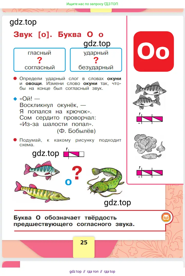 Русский язык, 1 класс Азбука, авторы: Горецкий Всеслав Гаврилович, Кирюшкин Виктор Андреевич, Виноградская Людмила Андреевна, Бойкина Марина Викторовна, издательство Просвещение, Москва, 2023, белого цвета, Часть 1, страница 25