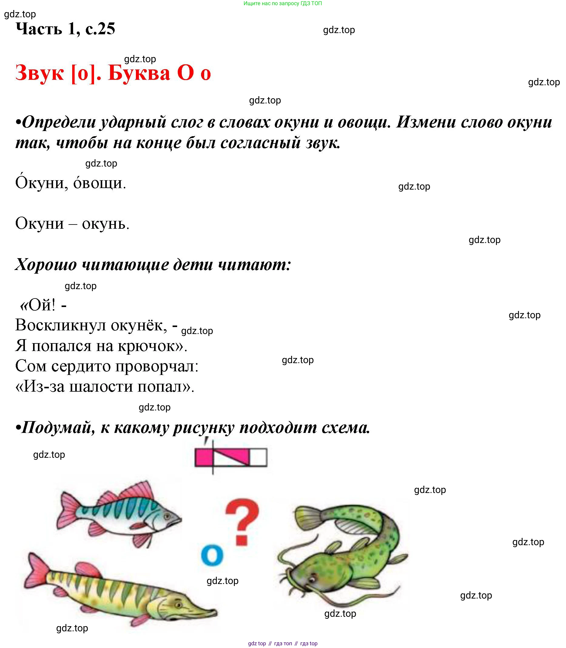 ГДЗ Русский язык, 1 класс Азбука, авторы: Горецкий Всеслав Гаврилович, Кирюшкин Виктор Андреевич, Виноградская Людмила Андреевна, Бойкина Марина Викторовна, издательство Просвещение, Москва, 2023, белого цвета, Часть 1, страница 25, Решение