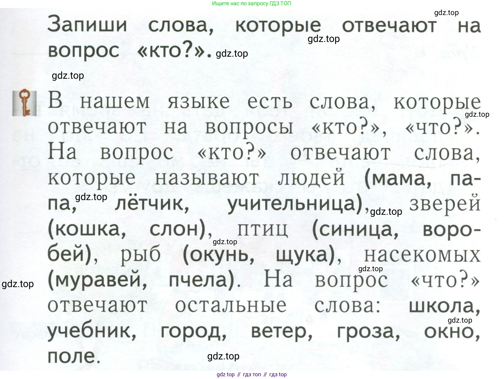 Русский язык, 1 класс Учебник, авторы: Иванов Станислав Викторович, Евдокимова Антонина Олеговна, Кузнецова Марина Ивановна, издательство Просвещение, Москва, 2023, белого цвета, страница 18, номер 4, Условие (продолжение 2)