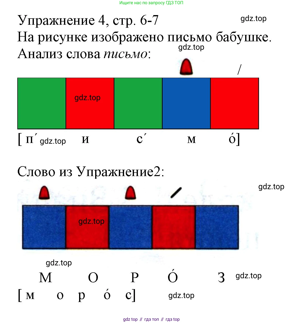 Русский язык, 1 класс Учебник, авторы: Иванов Станислав Викторович, Евдокимова Антонина Олеговна, Кузнецова Марина Ивановна, издательство Просвещение, Москва, 2023, белого цвета, страница 6, номер 4, Решение