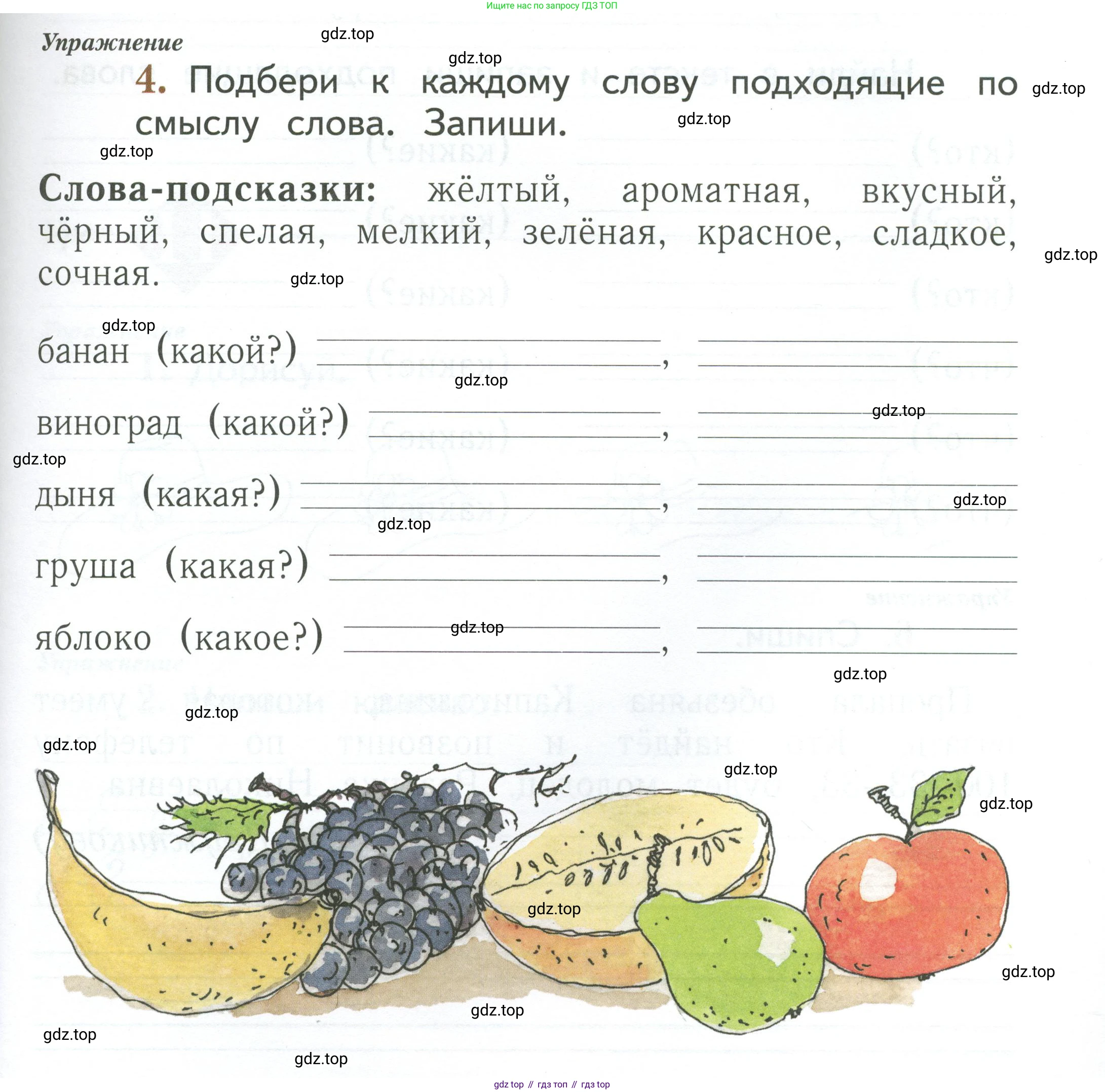 Русский язык, 1 класс рабочая тетрадь, авторы: Иванов Станислав Викторович, Евдокимова Антонина Олеговна, Кузнецова Елена Николаевна, издательство Просвещение, Москва, 2023, зелёного цвета, Часть 1, страница 31, номер 4, Условие