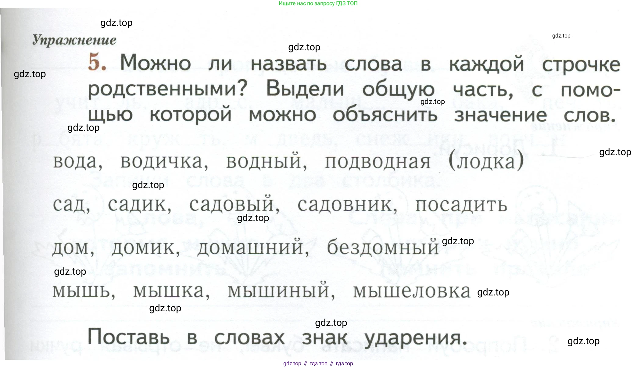 Русский язык, 1 класс рабочая тетрадь, авторы: Иванов Станислав Викторович, Евдокимова Антонина Олеговна, Кузнецова Елена Николаевна, издательство Просвещение, Москва, 2023, зелёного цвета, Часть 1, страница 81, номер 5, Условие