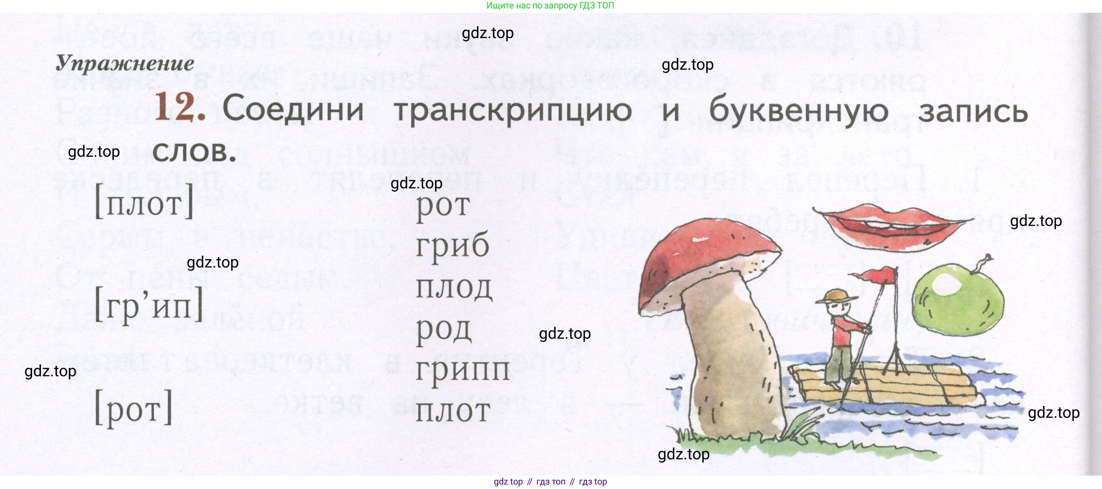 Русский язык, 1 класс рабочая тетрадь, авторы: Иванов Станислав Викторович, Евдокимова Антонина Олеговна, Кузнецова Елена Николаевна, издательство Просвещение, Москва, 2023, зелёного цвета, Часть 2, страница 68, номер 12, Условие