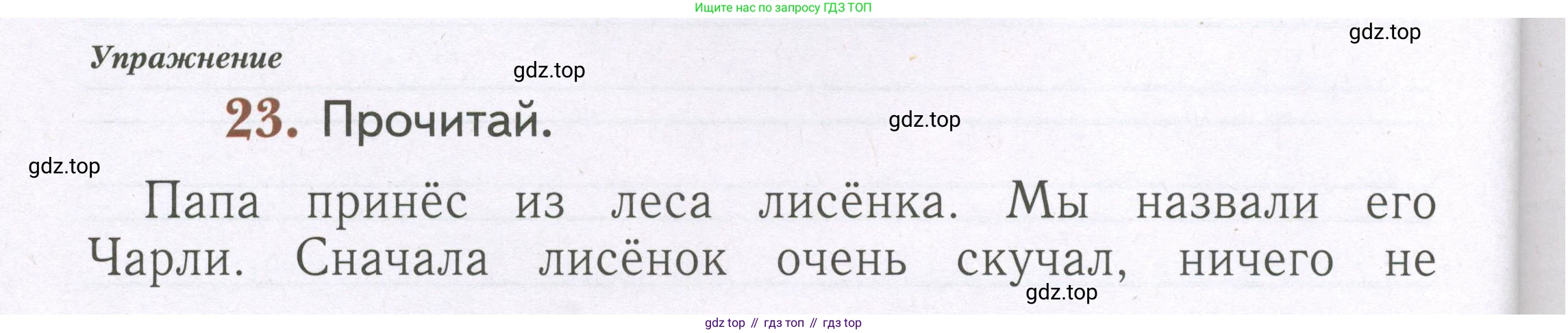 Русский язык, 1 класс рабочая тетрадь, авторы: Иванов Станислав Викторович, Евдокимова Антонина Олеговна, Кузнецова Елена Николаевна, издательство Просвещение, Москва, 2023, зелёного цвета, Часть 2, страница 74, номер 23, Условие