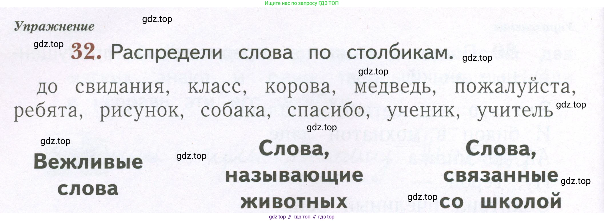 Русский язык, 1 класс рабочая тетрадь, авторы: Иванов Станислав Викторович, Евдокимова Антонина Олеговна, Кузнецова Елена Николаевна, издательство Просвещение, Москва, 2023, зелёного цвета, Часть 2, страница 80, номер 32, Условие