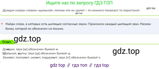 ГДЗ Русский язык, 1 класс Учебник, авторы: Канакина Валентина Павловна, Горецкий Всеслав Гаврилович, издательство Просвещение, Москва, 2023, белого цвета, страница 104, номер 1, Решение