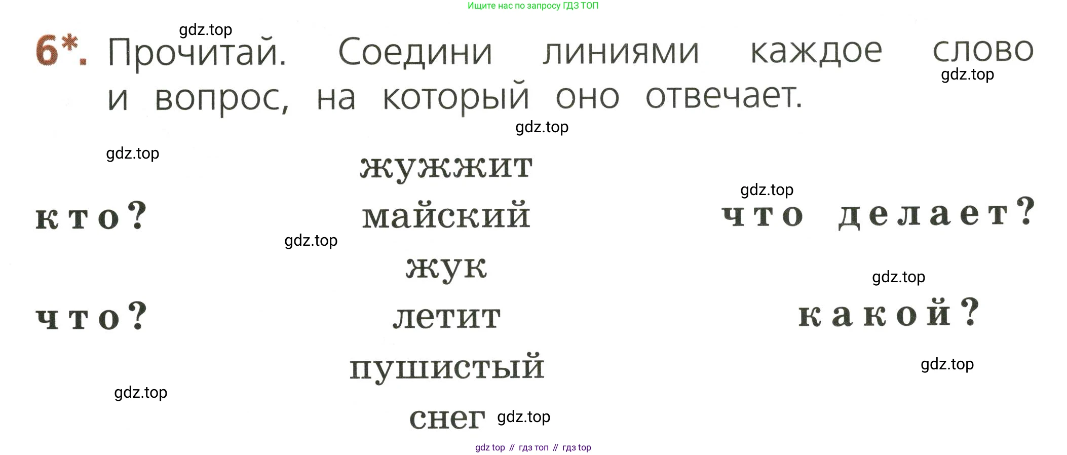 Русский язык, 1 класс Тетрадь учебных достижений, автор: Канакина Валентина Павловна, издательство Просвещение, Москва, 2023, белого цвета, страница 13, номер 6, Условие