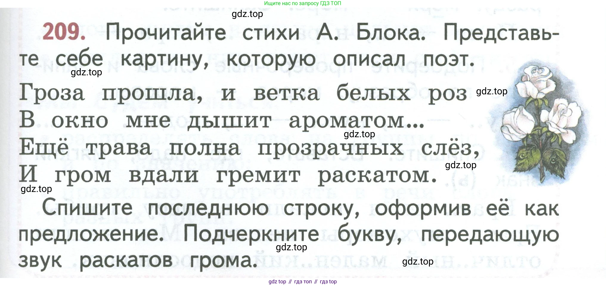 Русский язык, 1 класс Учебник, авторы: Климанова Людмила Федоровна, Макеева Светлана Григорьевна, Бабушкина Татьяна Владимировна, издательство Просвещение, Москва, 2023, белого цвета, страница 107, номер 209, Условие 2023