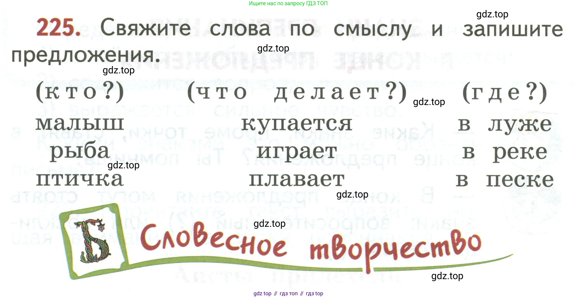 Русский язык, 1 класс Учебник, авторы: Климанова Людмила Федоровна, Макеева Светлана Григорьевна, Бабушкина Татьяна Владимировна, издательство Просвещение, Москва, 2023, белого цвета, страница 122, номер 225, Условие 2019-2022