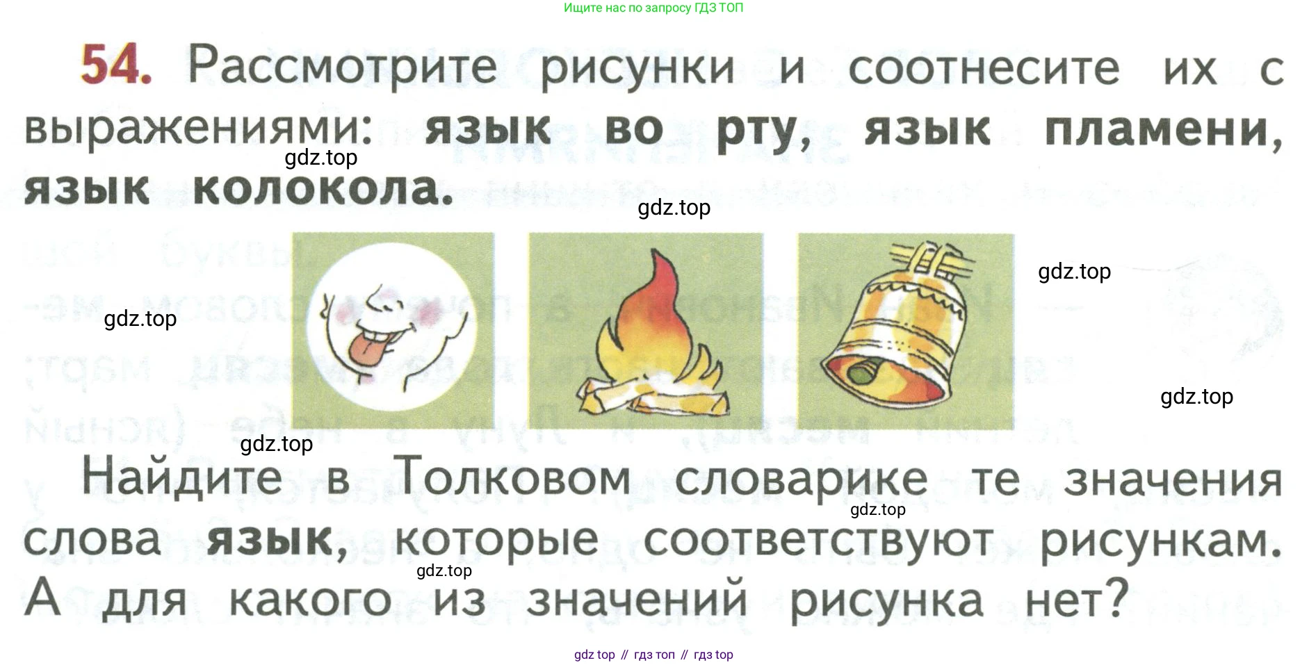 Русский язык, 1 класс Учебник, авторы: Климанова Людмила Федоровна, Макеева Светлана Григорьевна, Бабушкина Татьяна Владимировна, издательство Просвещение, Москва, 2023, белого цвета, страница 34, номер 54, Условие 2019-2022