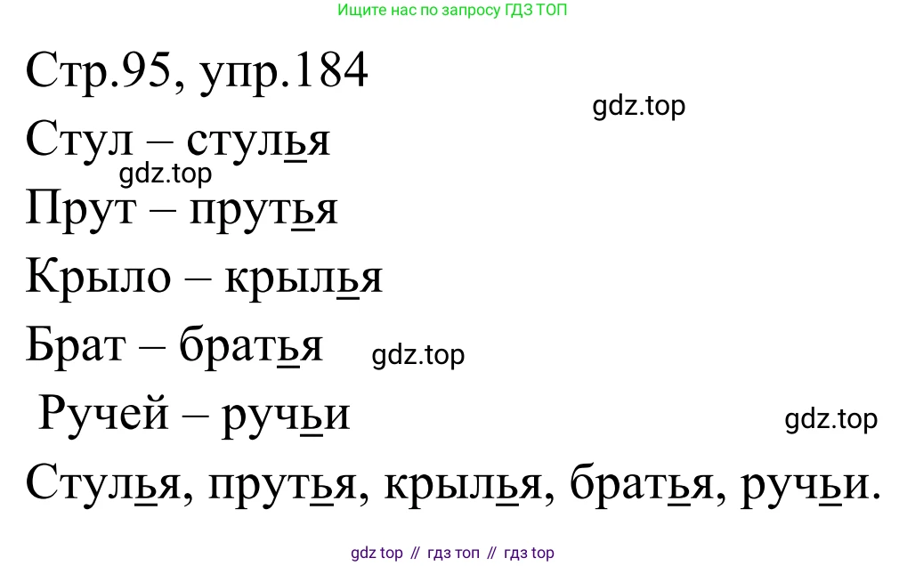 Русский язык, 1 класс Учебник, авторы: Климанова Людмила Федоровна, Макеева Светлана Григорьевна, Бабушкина Татьяна Владимировна, издательство Просвещение, Москва, 2023, белого цвета, страница 95, номер 184, Решение 2019-2022
