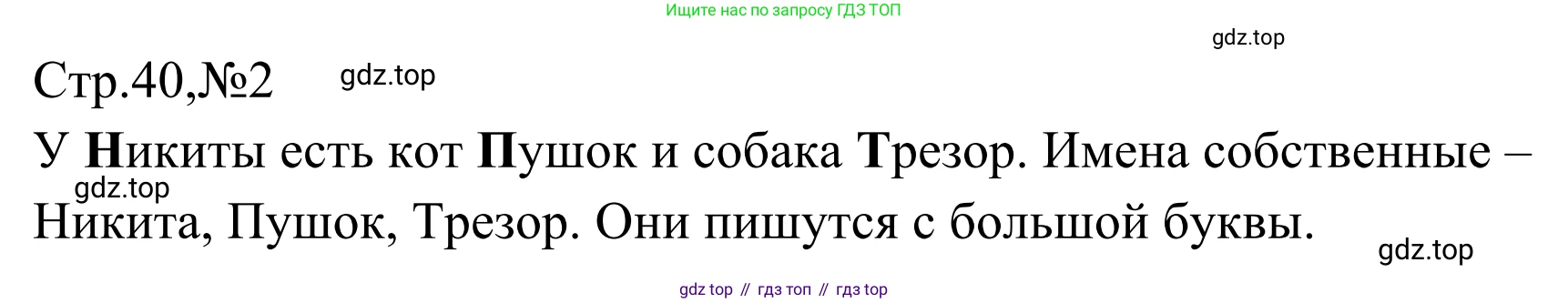 Русский язык, 1 класс Учебник, авторы: Климанова Людмила Федоровна, Макеева Светлана Григорьевна, Бабушкина Татьяна Владимировна, издательство Просвещение, Москва, 2023, белого цвета, страница 40, номер 2, Решение 2019-2022