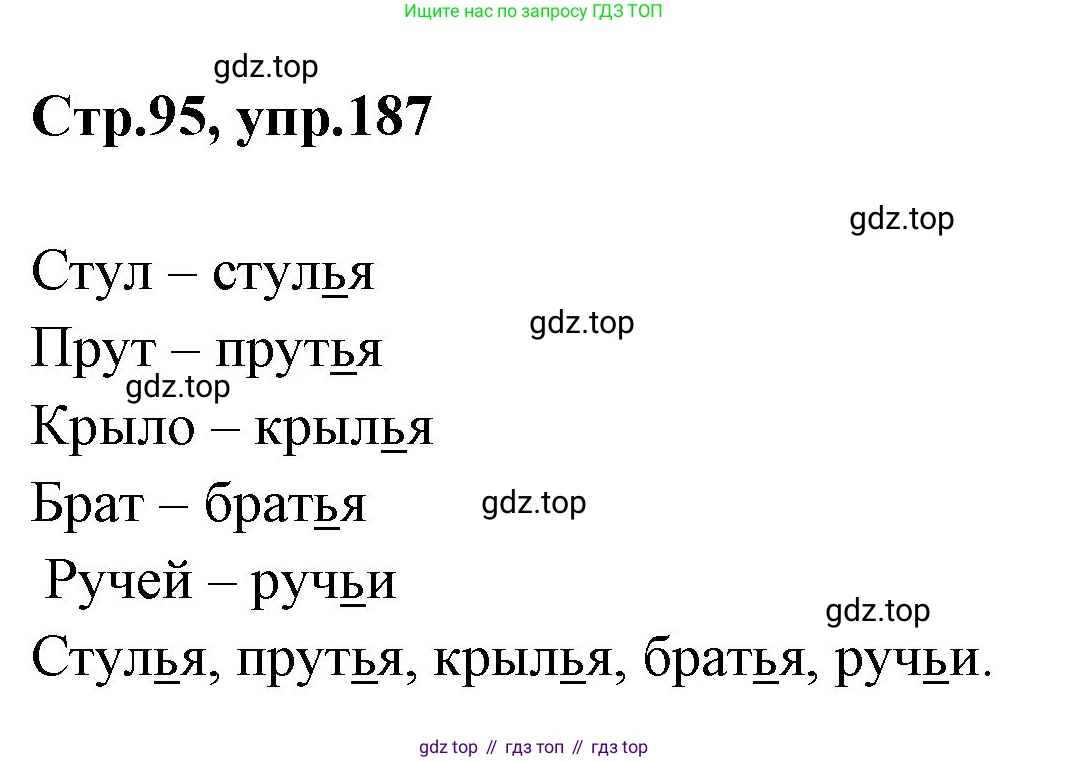 Русский язык, 1 класс Учебник, авторы: Климанова Людмила Федоровна, Макеева Светлана Григорьевна, Бабушкина Татьяна Владимировна, издательство Просвещение, Москва, 2023, белого цвета, страница 95, номер 187, Решение 2023