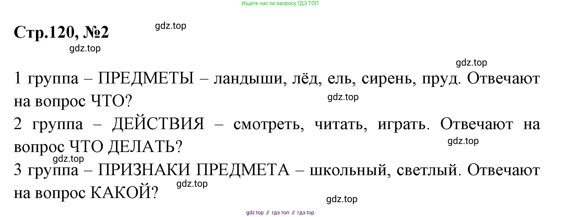 Русский язык, 1 класс Учебник, авторы: Климанова Людмила Федоровна, Макеева Светлана Григорьевна, Бабушкина Татьяна Владимировна, издательство Просвещение, Москва, 2023, белого цвета, страница 120, номер 2, Решение 2023