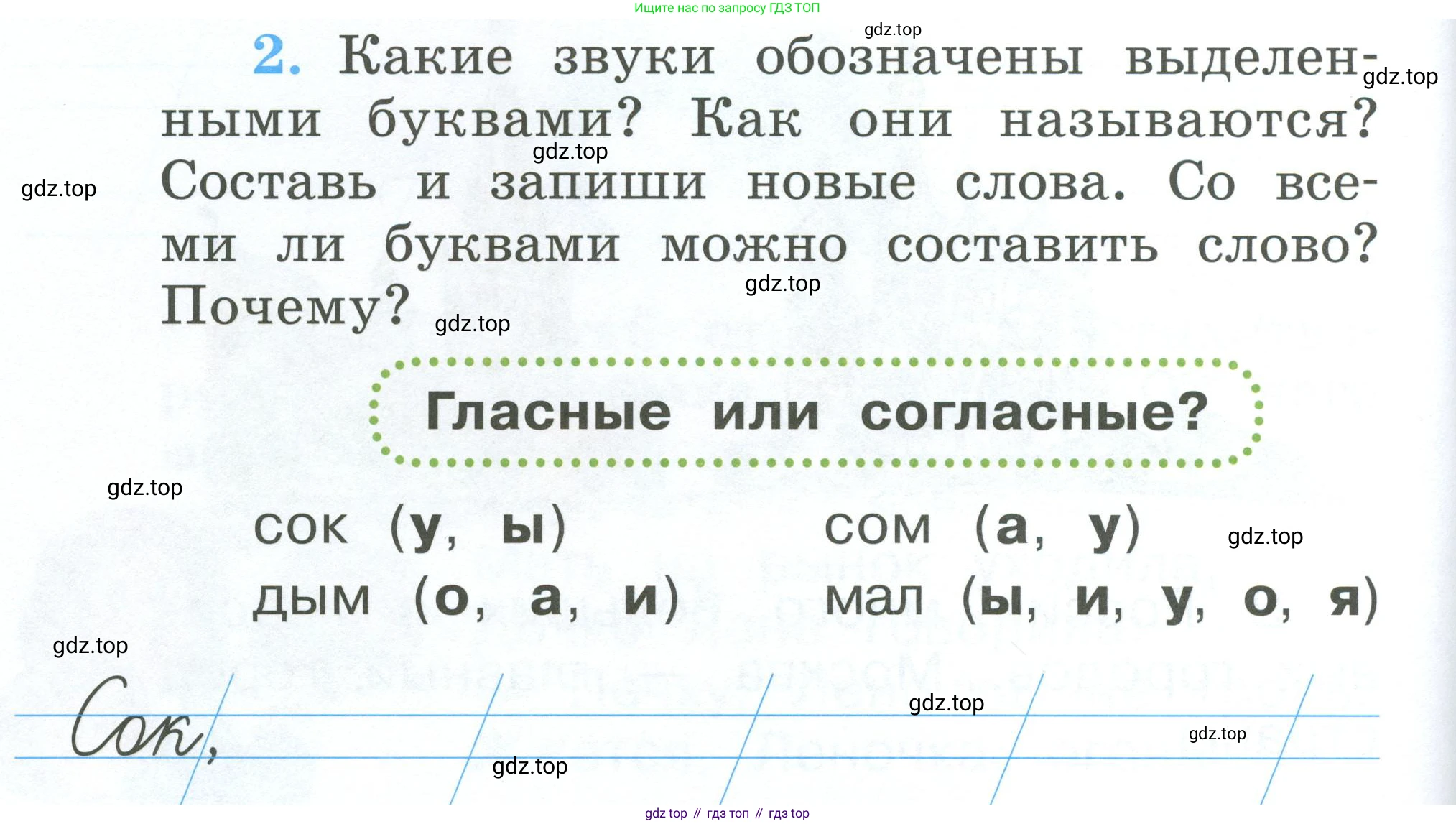 Русский язык, 1 класс рабочая тетрадь, авторы: Климанова Людмила Федоровна, Бабушкина Татьяна Владимировна, издательство Просвещение, Москва, 2023, белого цвета, страница 18, номер 2, Условие