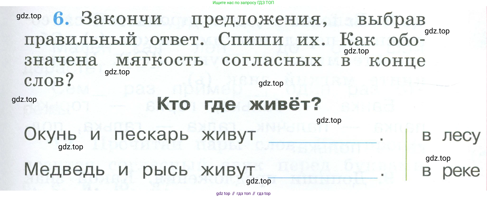 Русский язык, 1 класс рабочая тетрадь, авторы: Климанова Людмила Федоровна, Бабушкина Татьяна Владимировна, издательство Просвещение, Москва, 2023, белого цвета, страница 41, номер 6, Условие