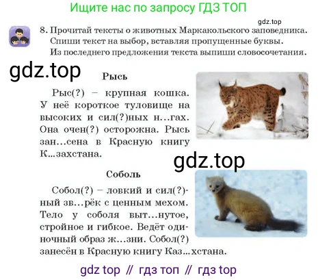 Русский язык, 2 класс Учебник, авторы: Аймаганбетова Зухра Кураниевна, Богатырёва Елена Васильевна, Бучина Раиса Александровна, Регель Надежда Васильевна, Труханова Ольга Ивановна, издательство Алматыкітап баспасы, Алматы, 2023, Часть 2, страница 96, номер 8, Условие