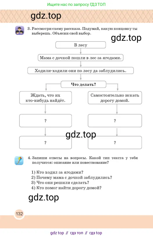 Русский язык, 2 класс Учебник, авторы: Аймаганбетова Зухра Кураниевна, Богатырёва Елена Васильевна, Бучина Раиса Александровна, Регель Надежда Васильевна, Труханова Ольга Ивановна, издательство Алматыкітап баспасы, Алматы, 2023, Часть 2, страница 132
