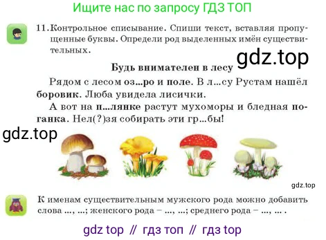 Русский язык, 2 класс Учебник, авторы: Аймаганбетова Зухра Кураниевна, Богатырёва Елена Васильевна, Бучина Раиса Александровна, Регель Надежда Васильевна, Труханова Ольга Ивановна, издательство Алматыкітап баспасы, Алматы, 2023, Часть 2, страница 31, номер 11, Условие