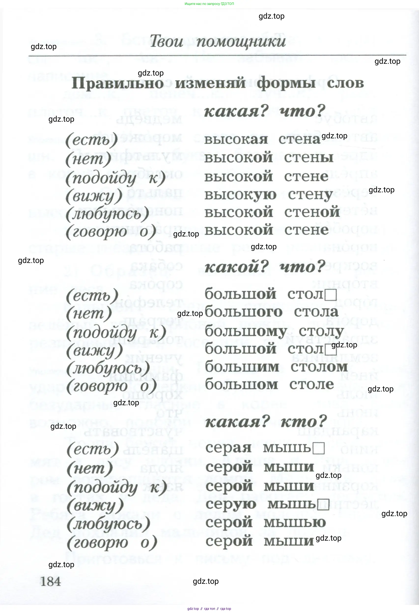 Русский язык, 2 класс Учебник, авторы: Иванов Станислав Викторович, Евдокимова Антонина Олеговна, Кузнецова Марина Ивановна, Петленко Лидия Владимировна, Романова Владислава Юрьевна, издательство Просвещение, Москва, 2023, страница 184