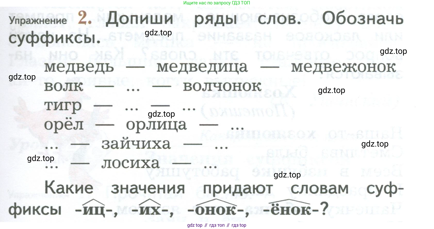 ГДЗ Русский язык, 2 класс Учебник, авторы: Иванов Станислав Викторович, Евдокимова Антонина Олеговна, Кузнецова Марина Ивановна, Петленко Лидия Владимировна, Романова Владислава Юрьевна, издательство Просвещение, Москва, 2023, Часть 1, страница 115, номер 2, Условие