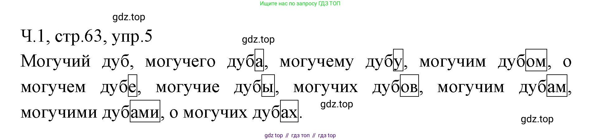 ГДЗ Русский язык, 2 класс Учебник, авторы: Иванов Станислав Викторович, Евдокимова Антонина Олеговна, Кузнецова Марина Ивановна, Петленко Лидия Владимировна, Романова Владислава Юрьевна, издательство Просвещение, Москва, 2023, Часть 1, страница 63, номер 5, Решение
